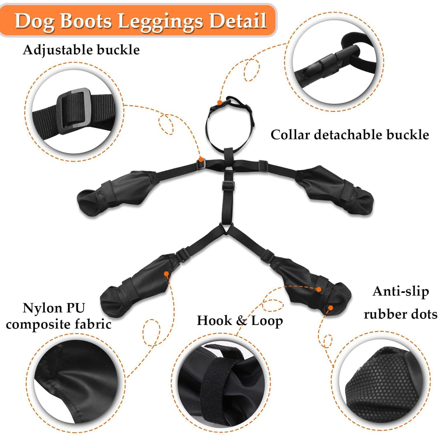 ❤️Anti-Shedding Dog Paw Protectors Shoes for Hot Pavement