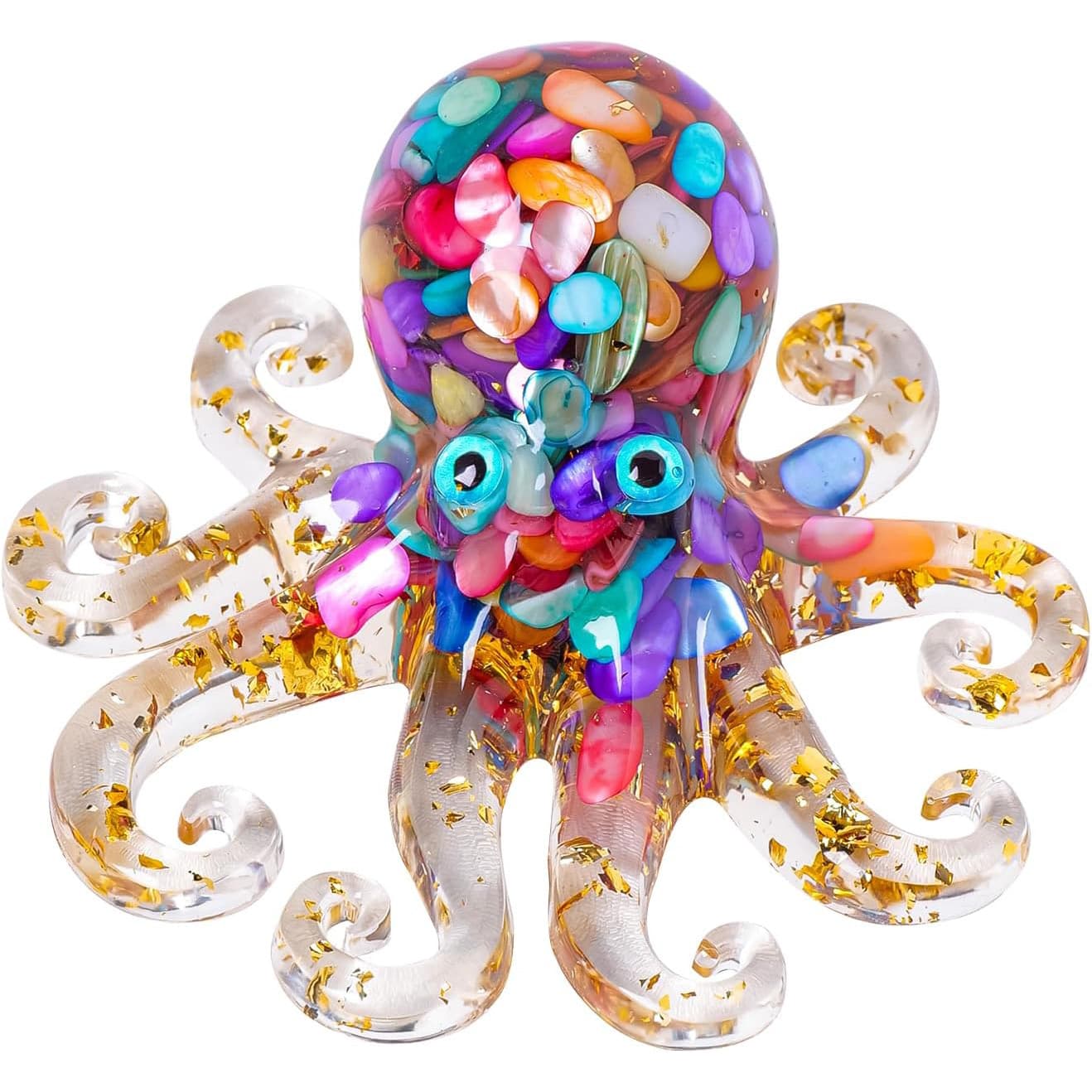 Crystal Octopus Figurine