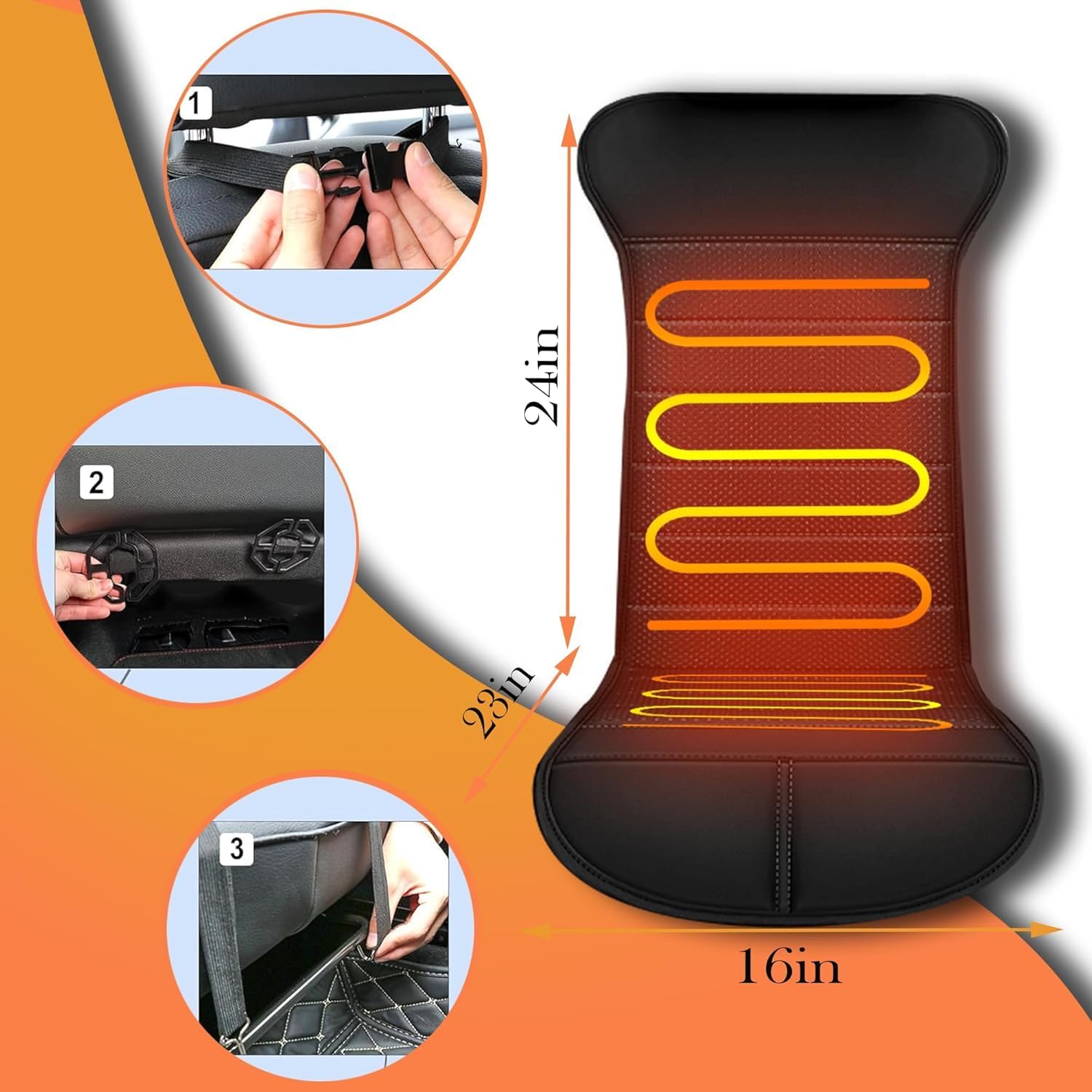 🔥🔥🔥Universal Heated Car Seat Mats