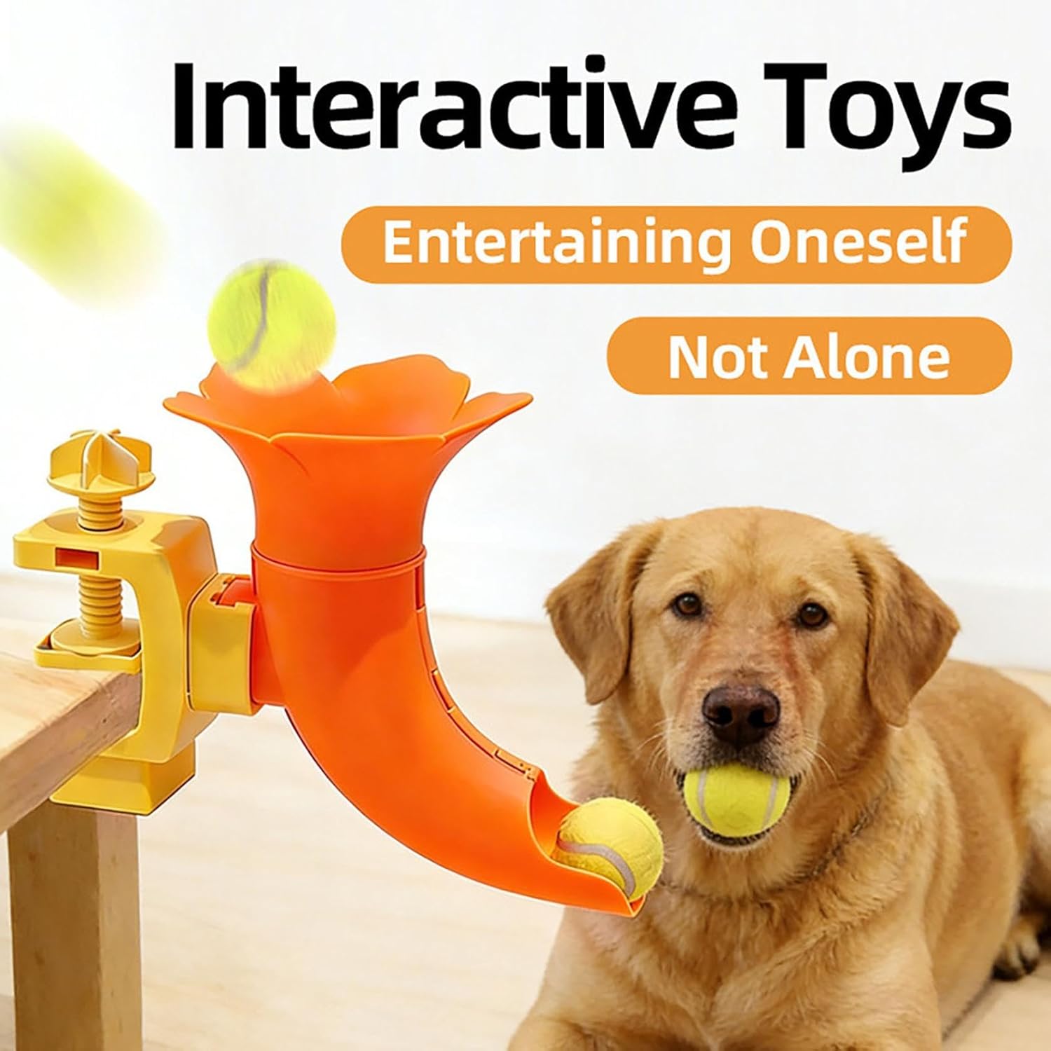 🐶 Automatic Dog Ball Launcher Toy