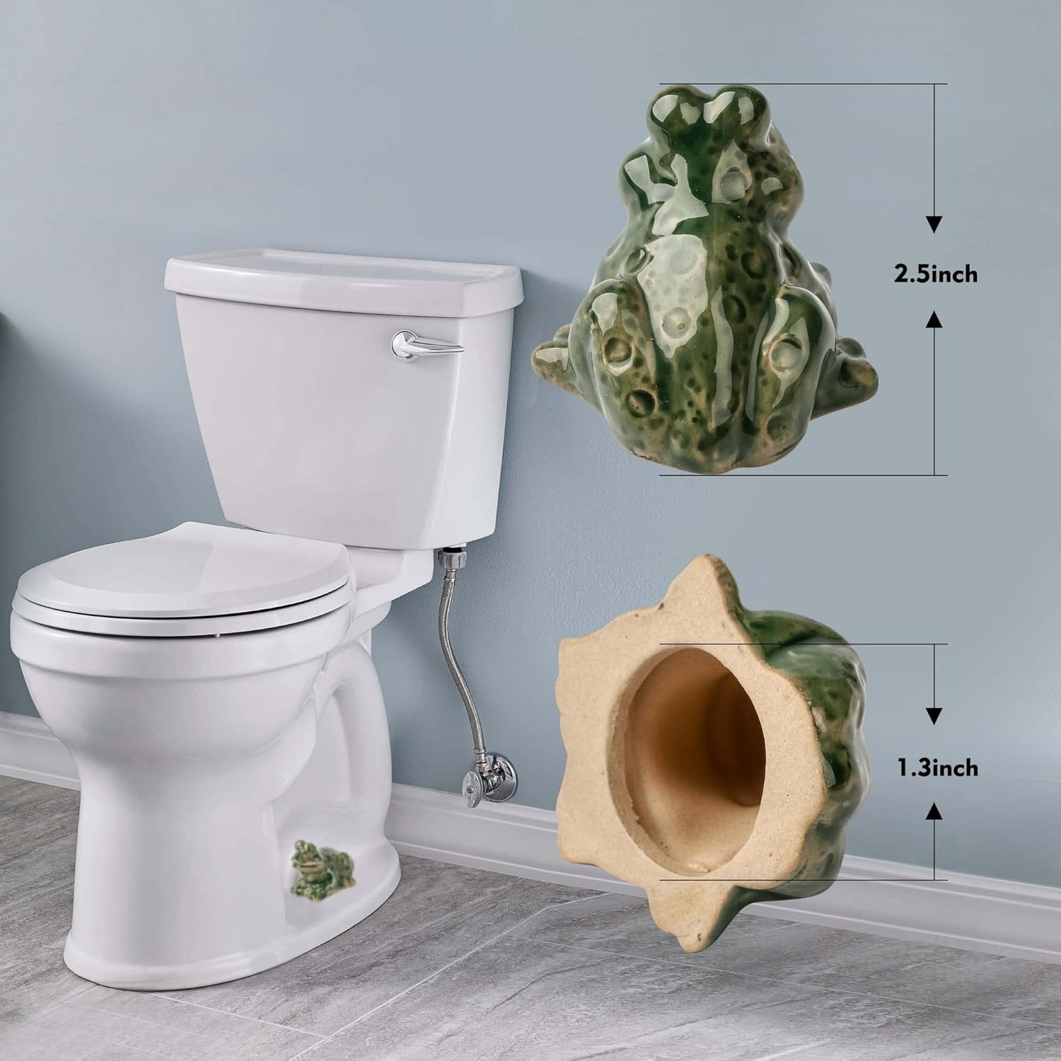 Universal Ceramic Toilet Bolt Covers Decorative