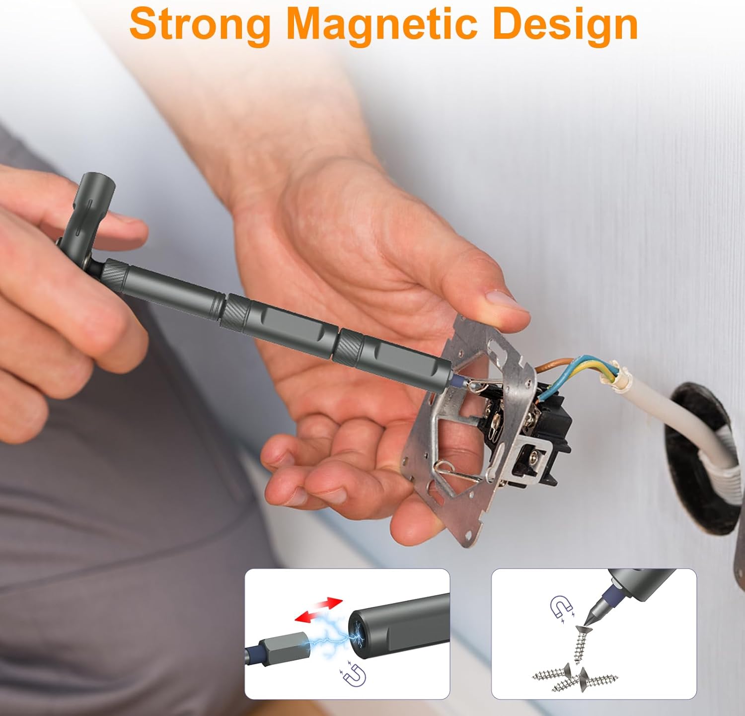 Screwdriver Set Magnetic Compact and Portable Ratchet Screwdriver