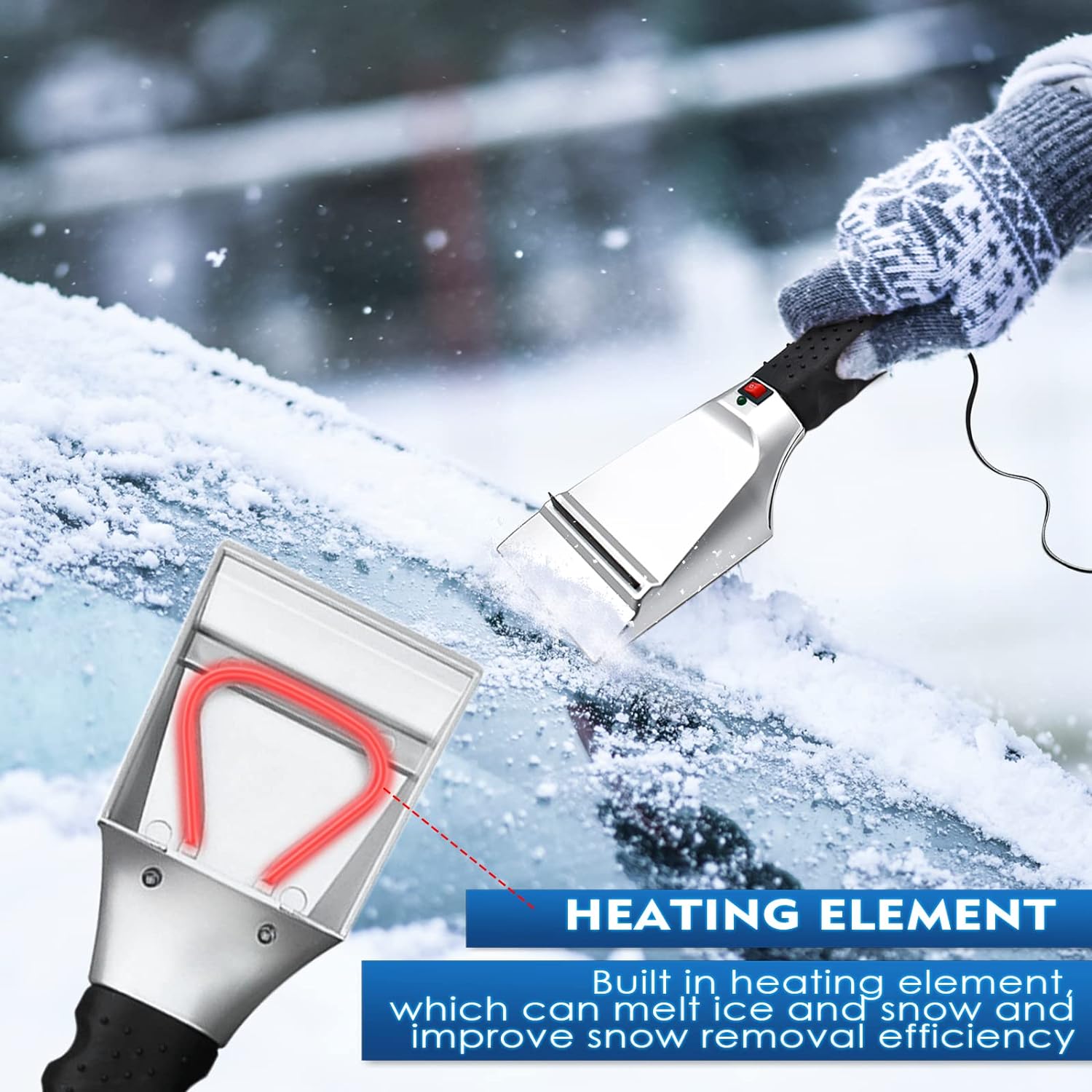 Car Heating Snow Removal Shovel