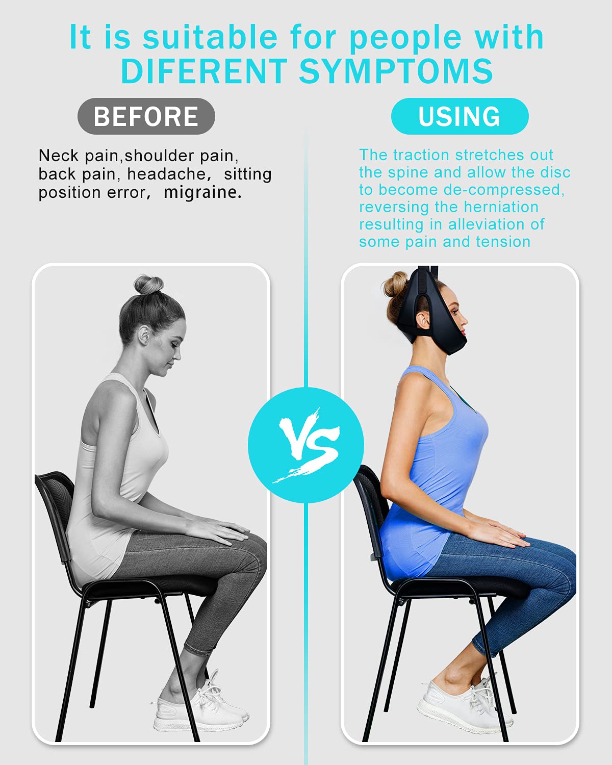 Neck Cervical Traction Device