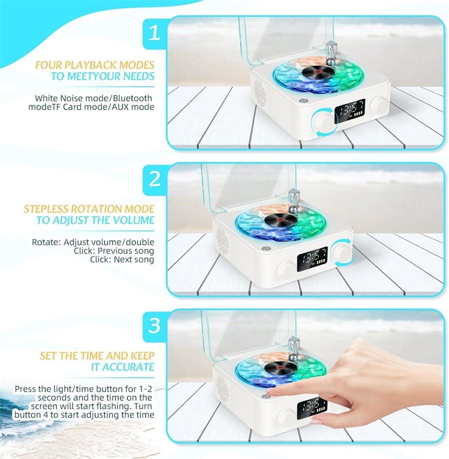 “ The best gift ”The Waves Vinyl Player 