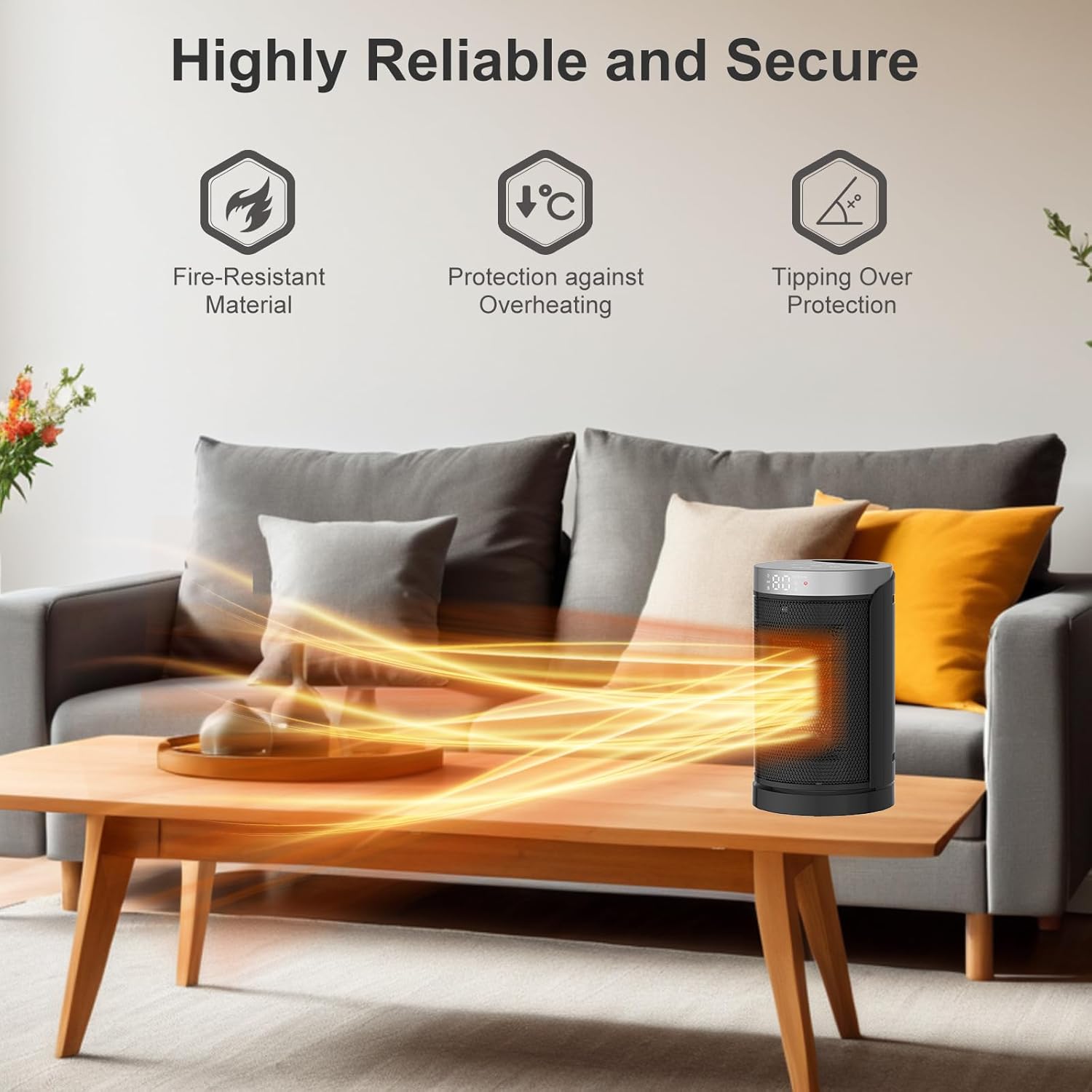 Portable Intelligent Temperature-Controlled High-Efficiency Heater