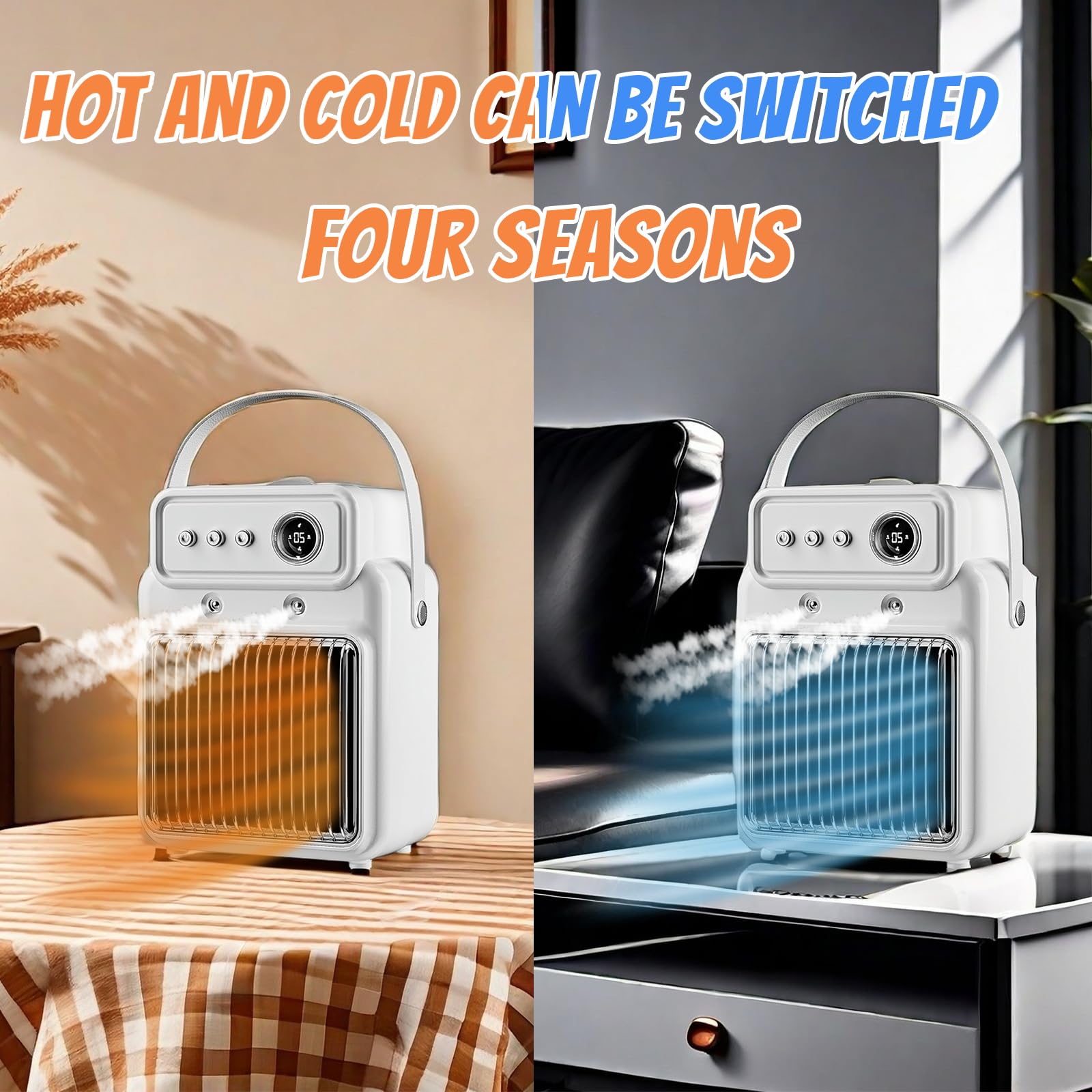 3-in-1 Electric Space Humidifier Table Heater