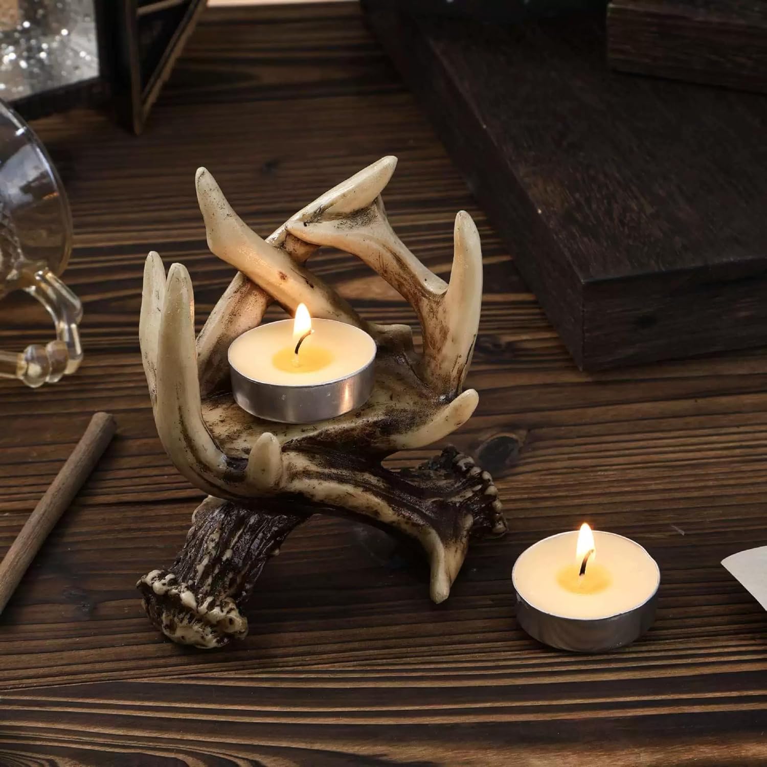Deer Antler Candle Holder
