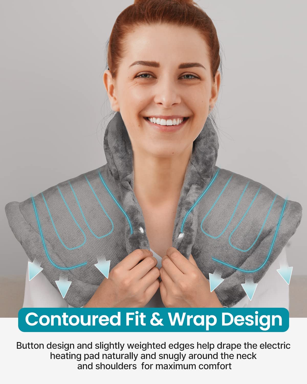 Keilini™ FULL BACK, NECK AND SHOULDERS HEATING PAD