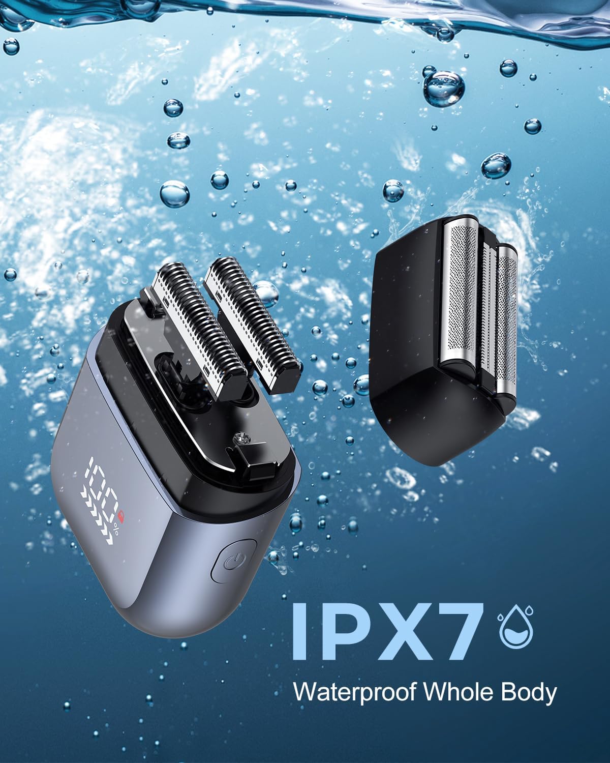 Foil Shavers for Men With Three-Layer Titanium Foil Blade