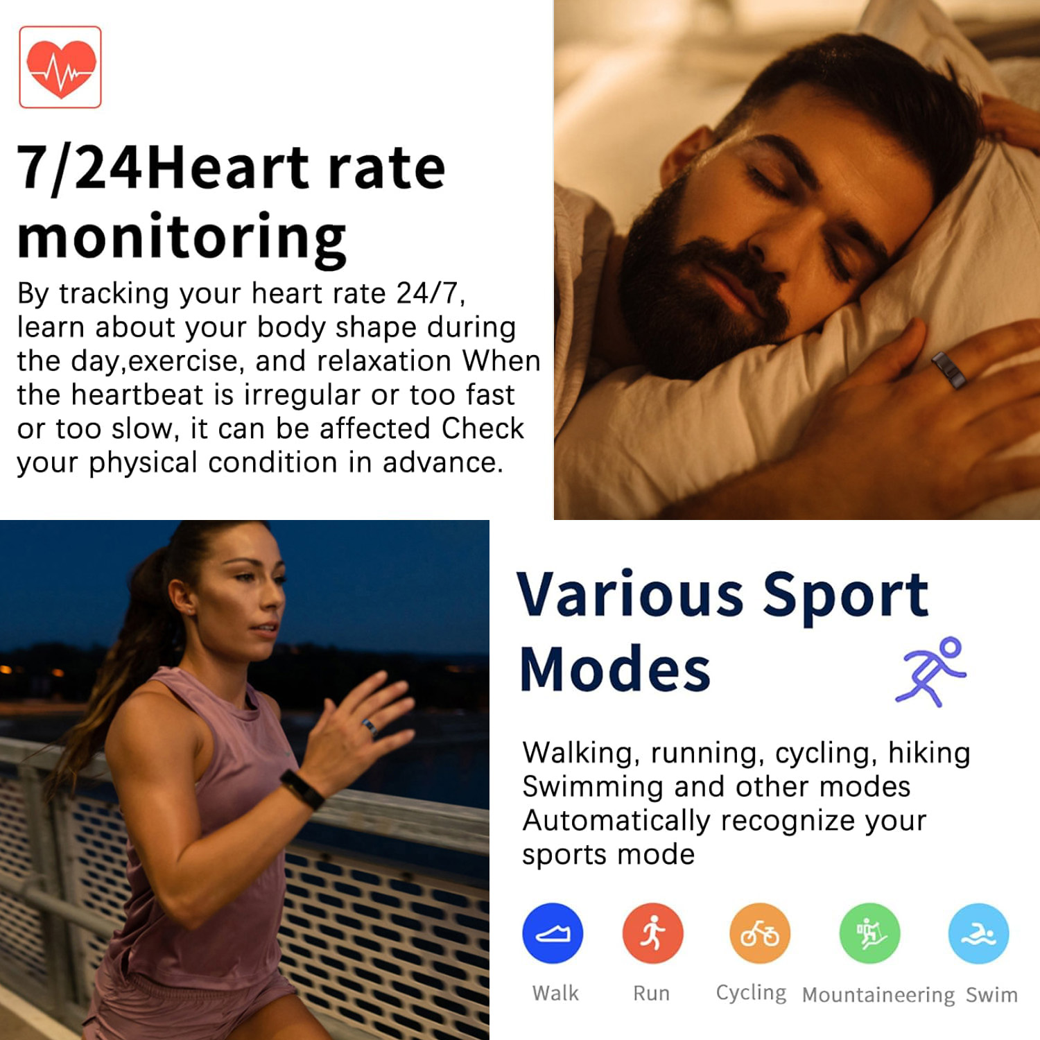 🔥Universal Waterproof Smart Health Ring