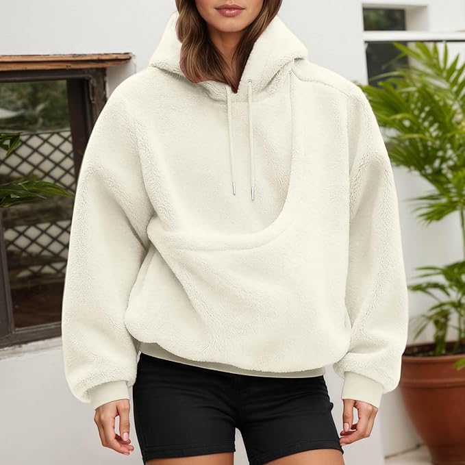 Cat Dog Pouch Hoodie for Women