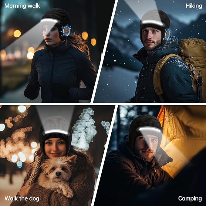 Bluetooth Beanie with Light