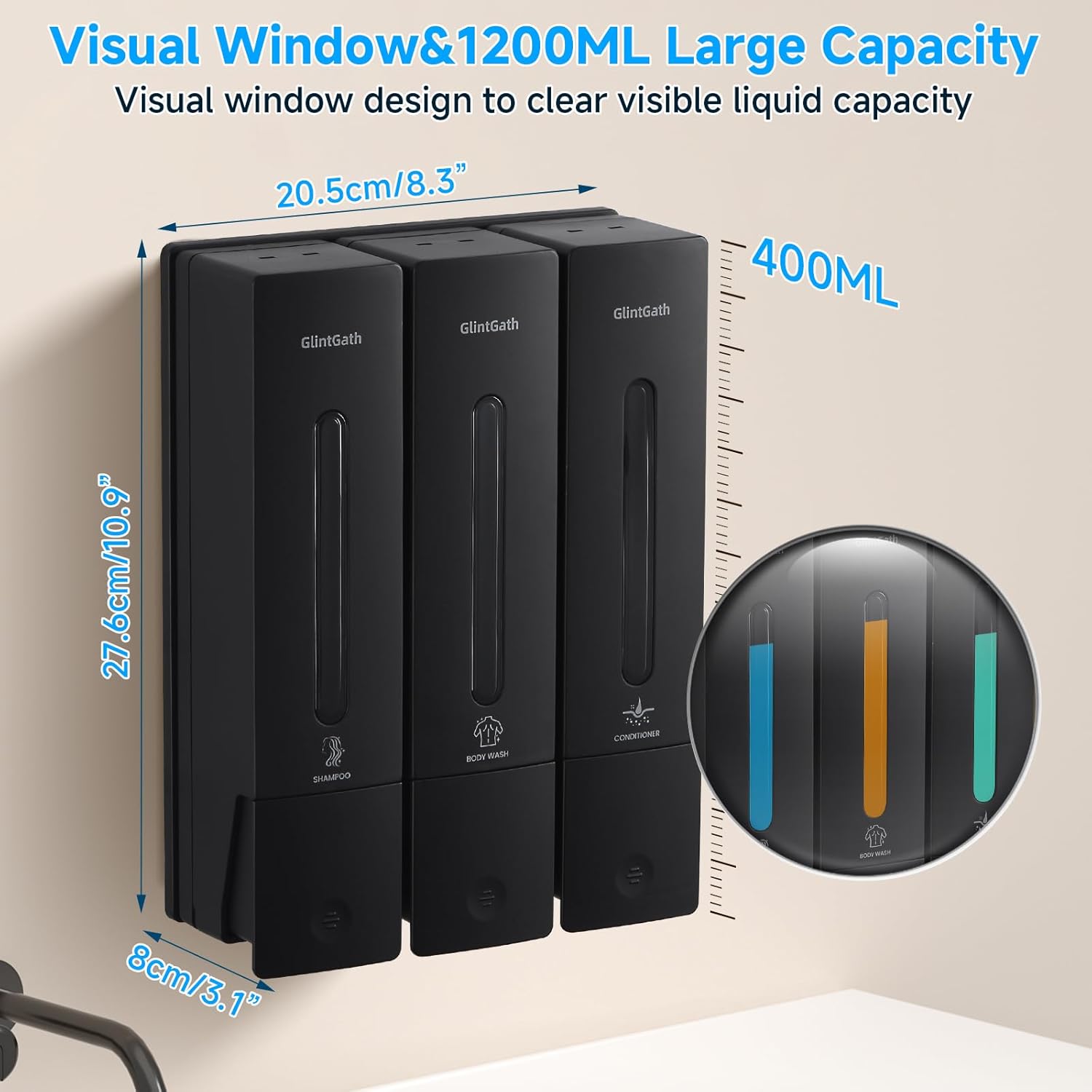 Bathroom Wall Mounted Shower Dispenser