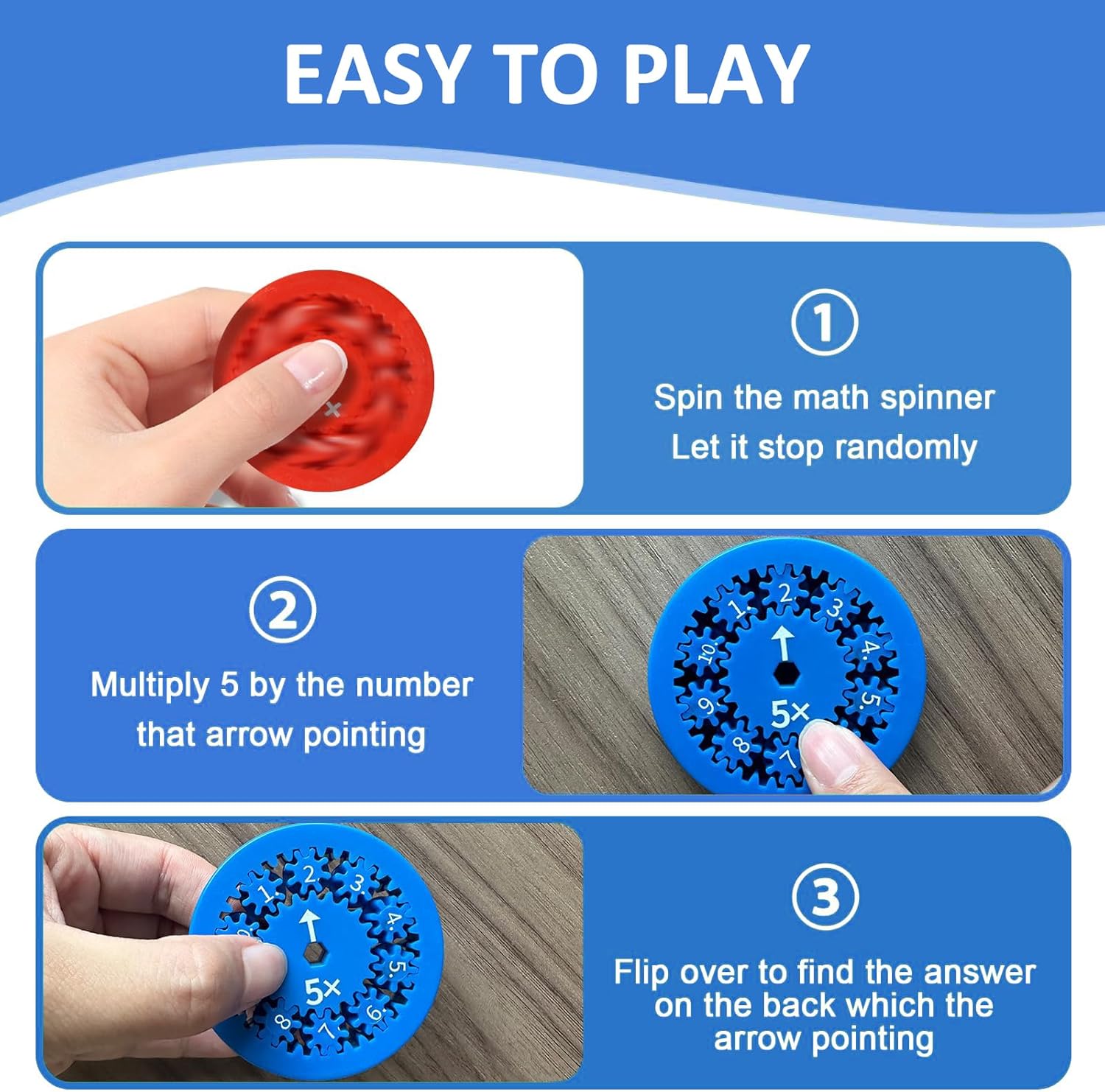 Math Fidget Spinners for Kids