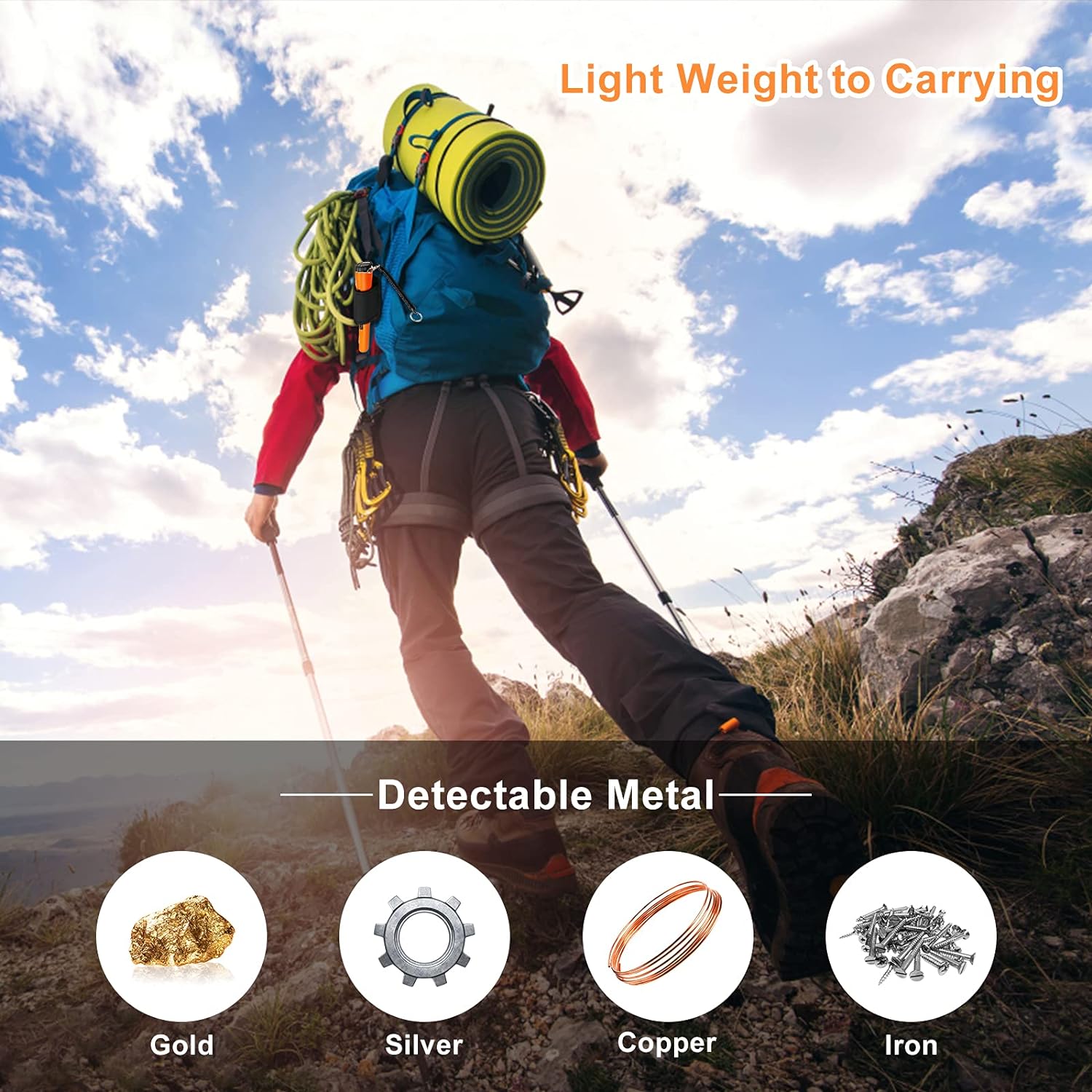 Metal Detector-360° Precision Search
