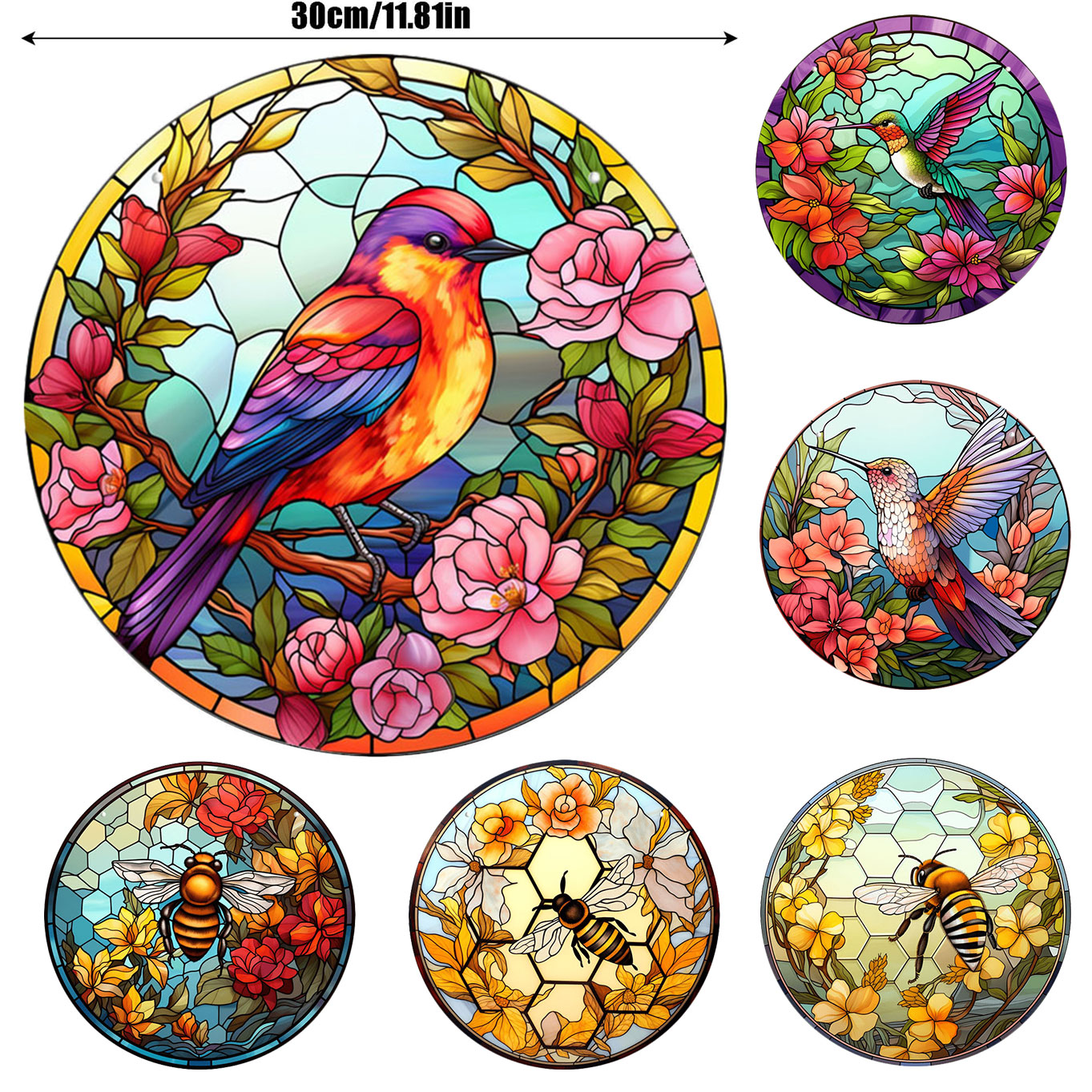 Colorful Circular Wall Decor