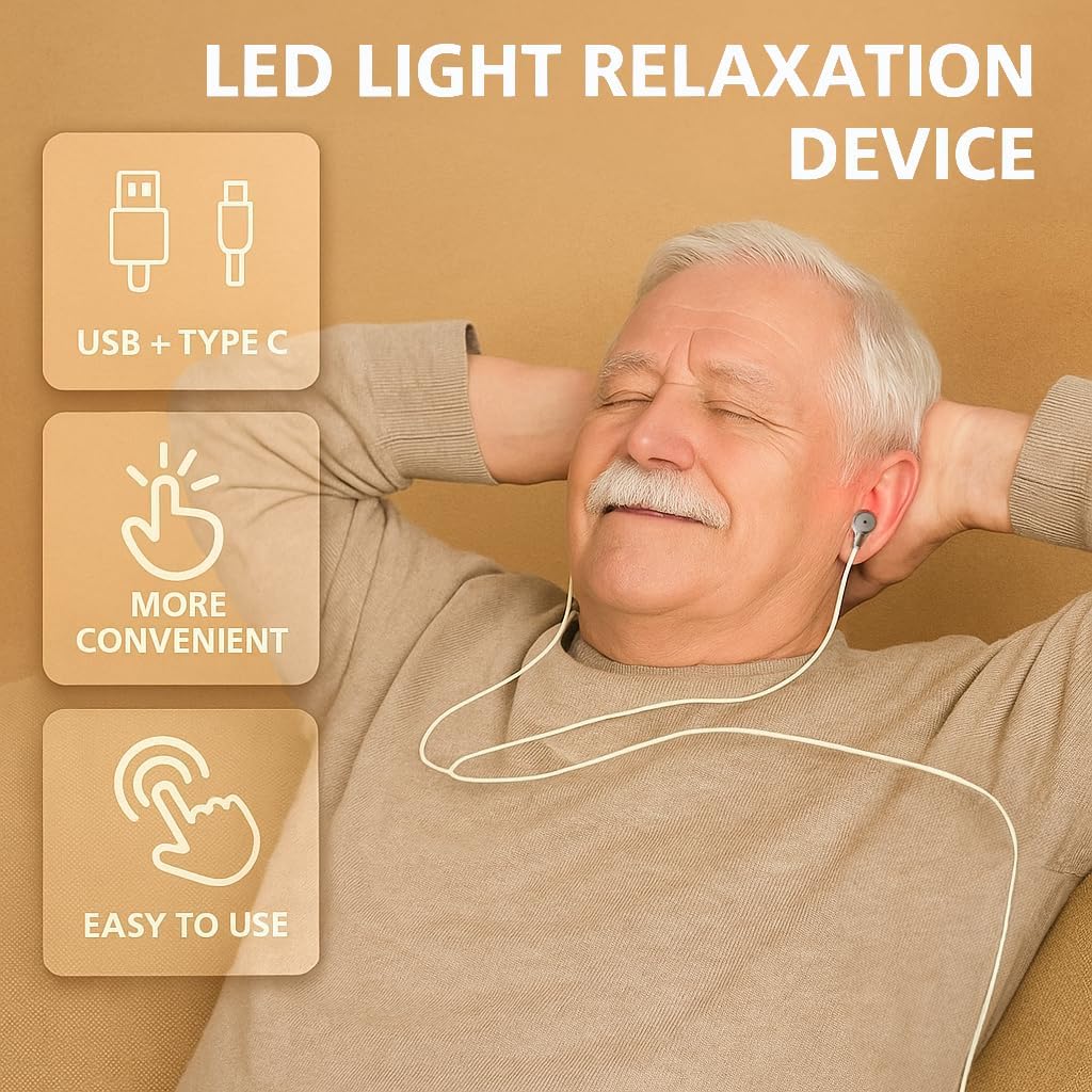 Red Light Therapy Tinnitus Relief Device