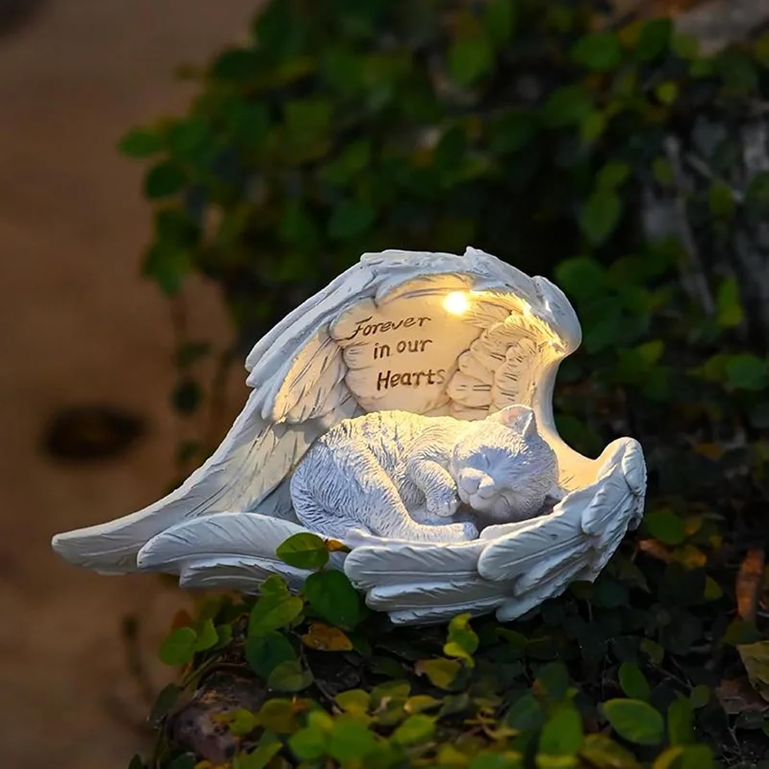 🔥2025 Solar-Powered Angel Wings Pet Memorial Ornament❤️