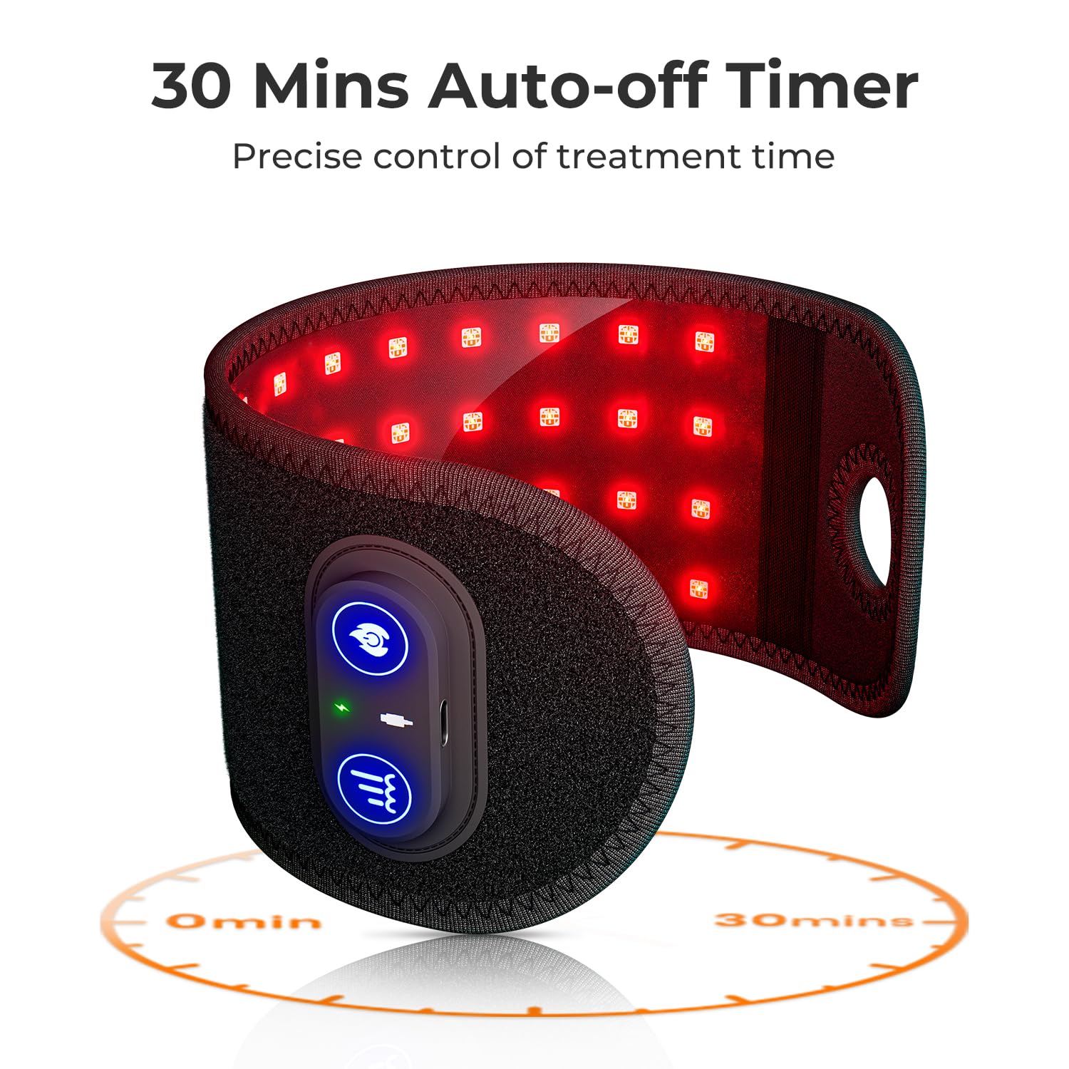 Rechargeable Cordless Red Light Wristband