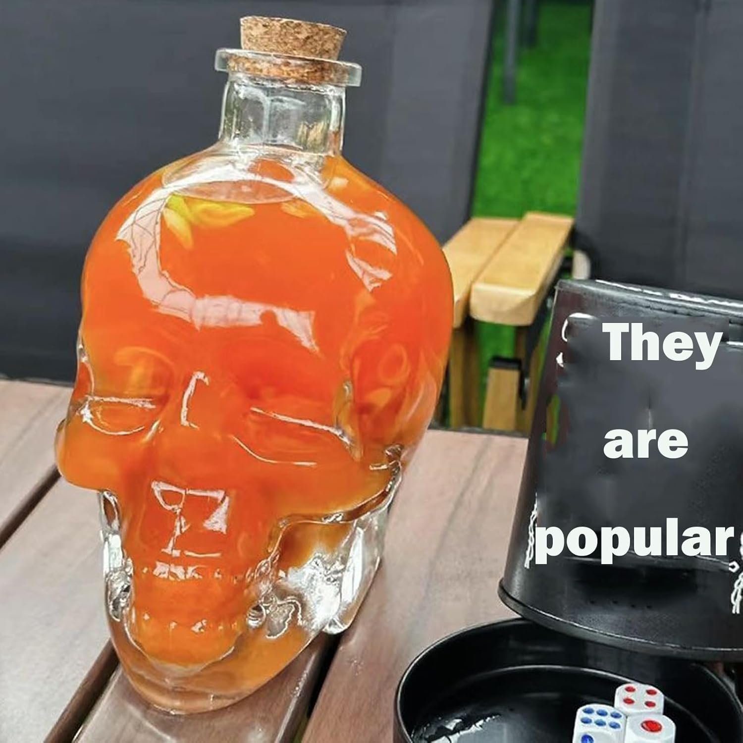 ✨LAST DAY 49% OFF🔥 - 🎁Funny Whiskey Skull Bottle