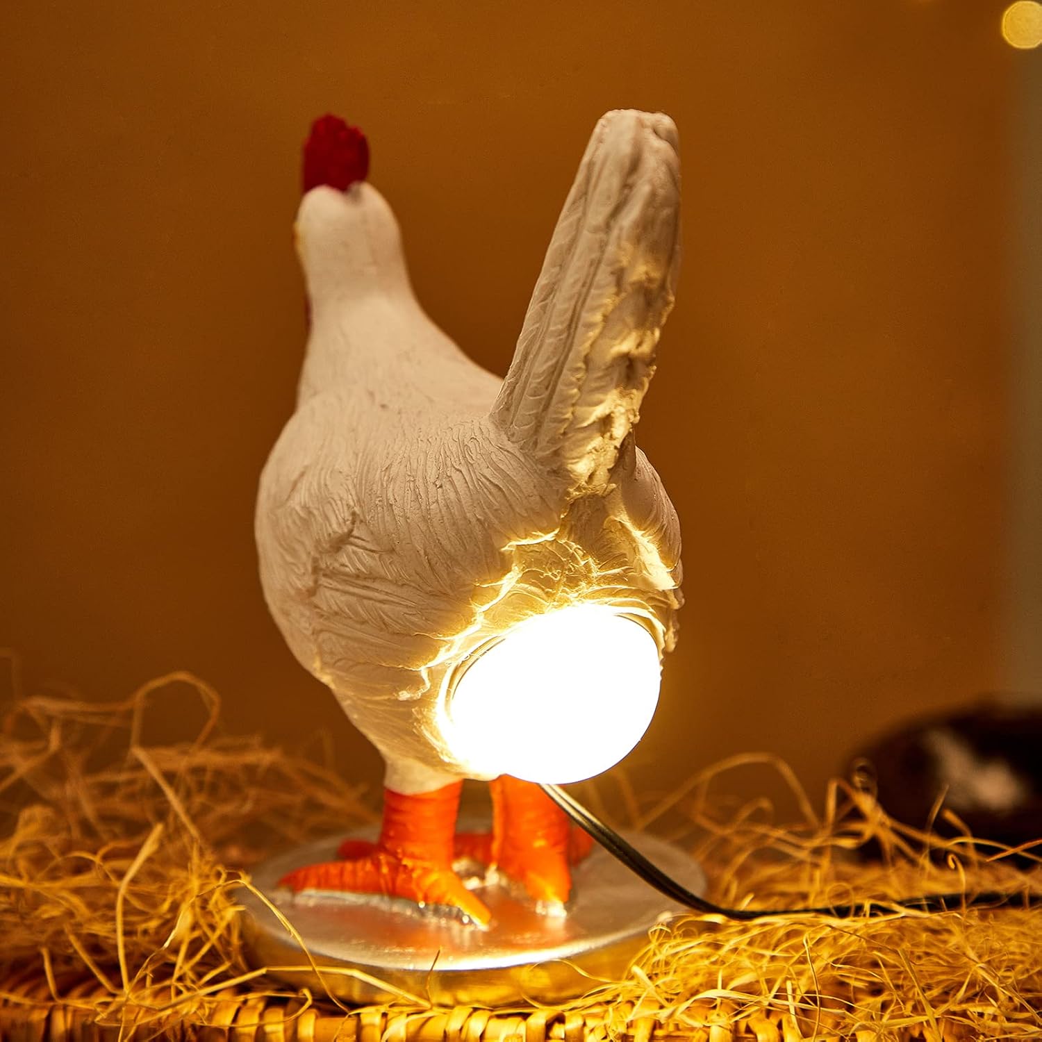 Creative Chicken and Duck Shape Decorative Table Lamp