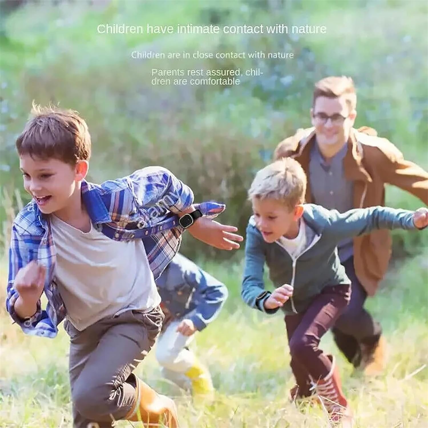 Ultrasonic Mosquito Repellent Bracelet Watch With Time And Temperature Display