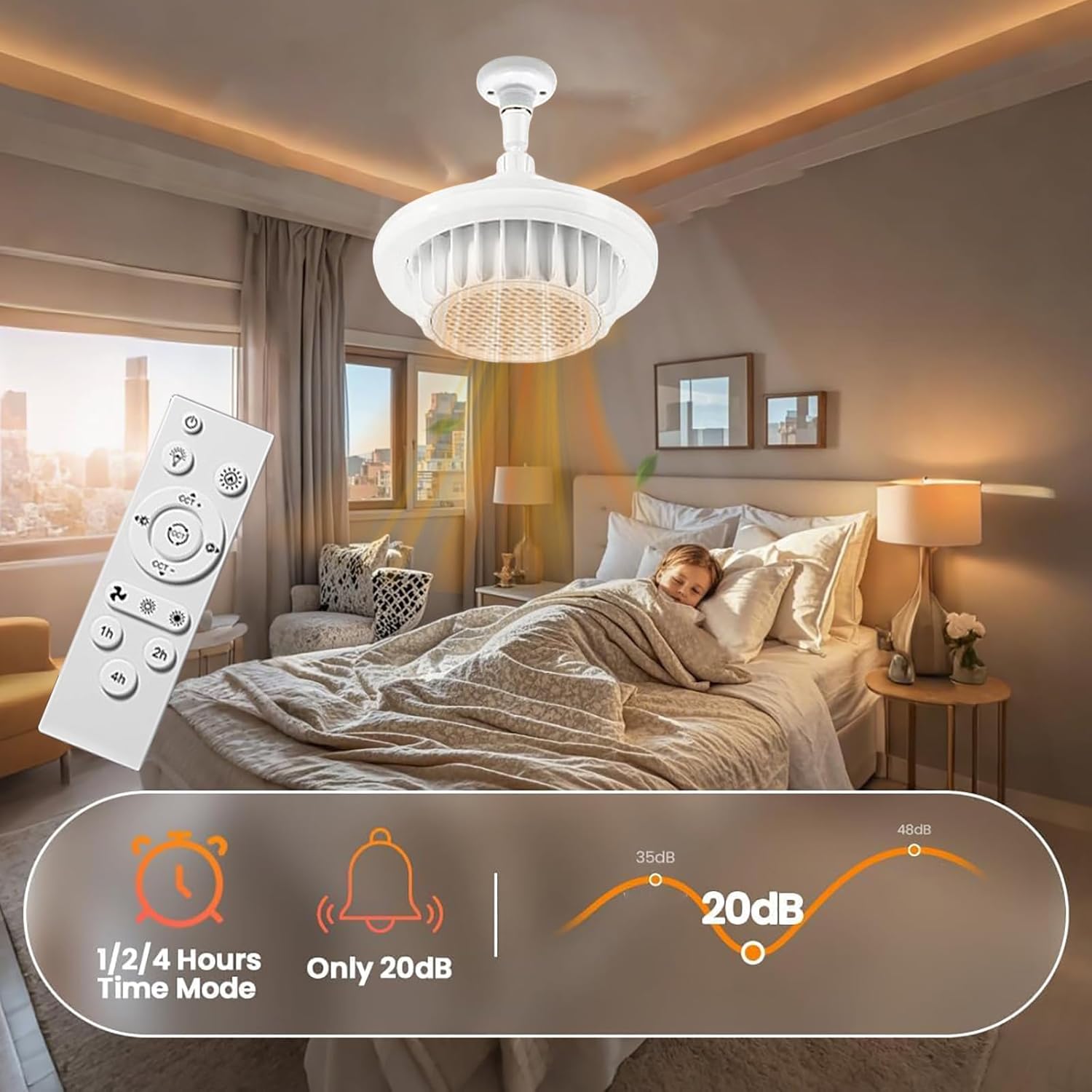 E27 Base Rapid Heating Bathroom Heat Lamp with Remote