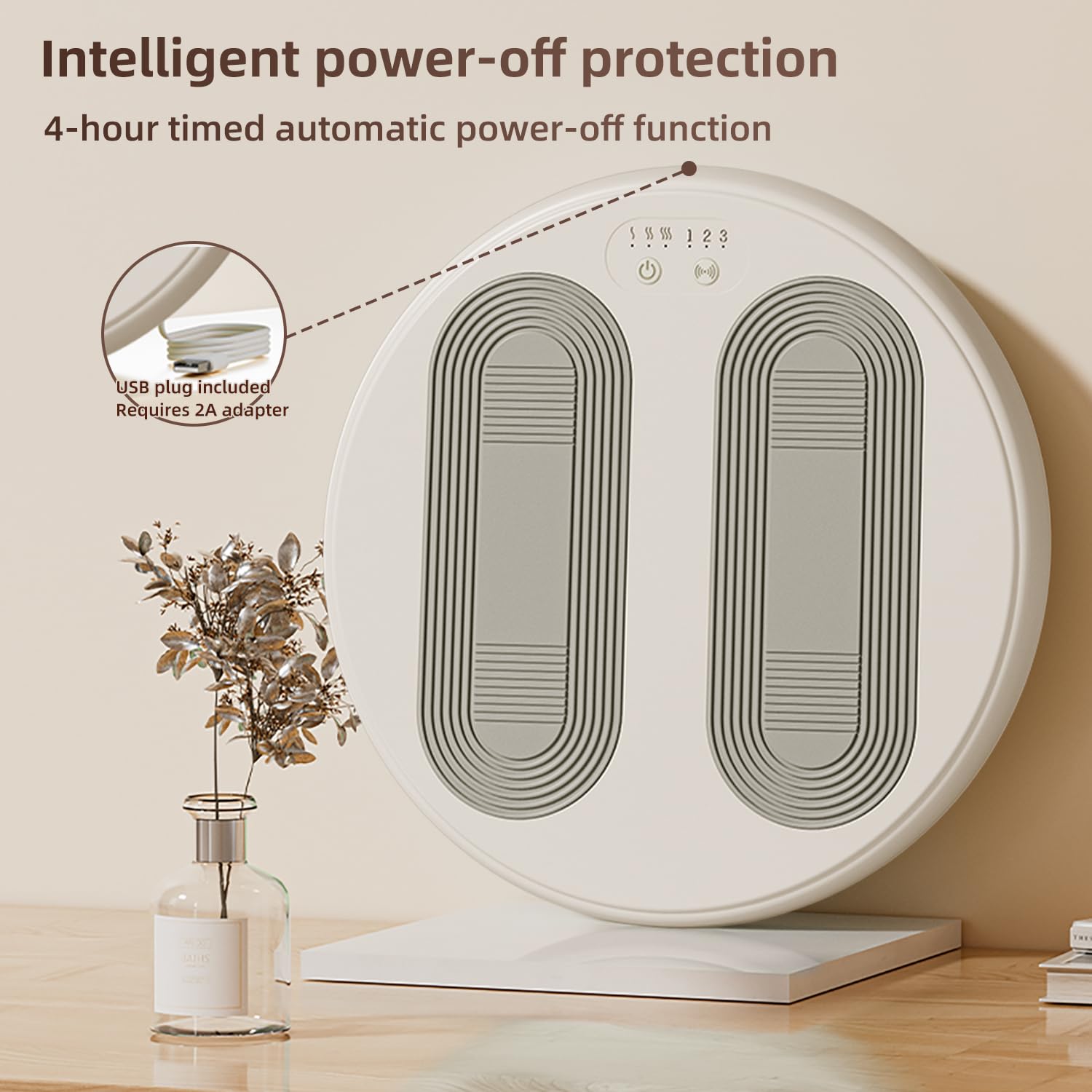 Electric Foot Massager With Heating Function