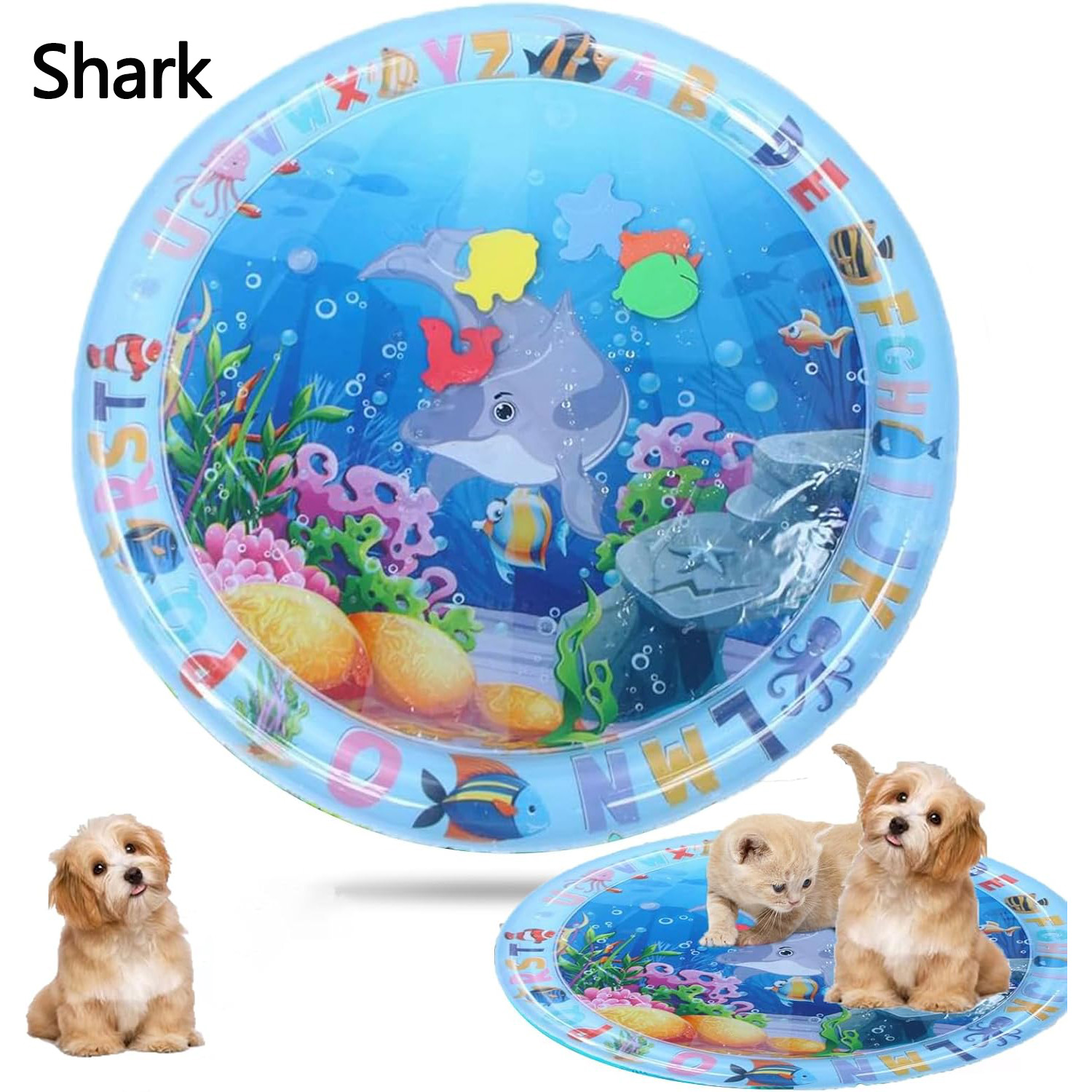 2025 New Thickened Summer Pets Cooling Water Sensory Play Mat for Cats Dog