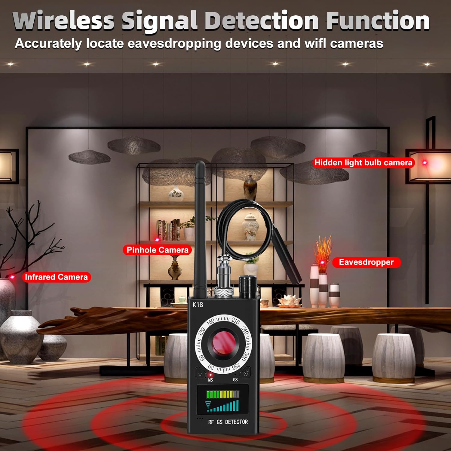 ✨LAST DAY ONLY 49% OFF🔥Wall 2024 Hidden Camera Detector