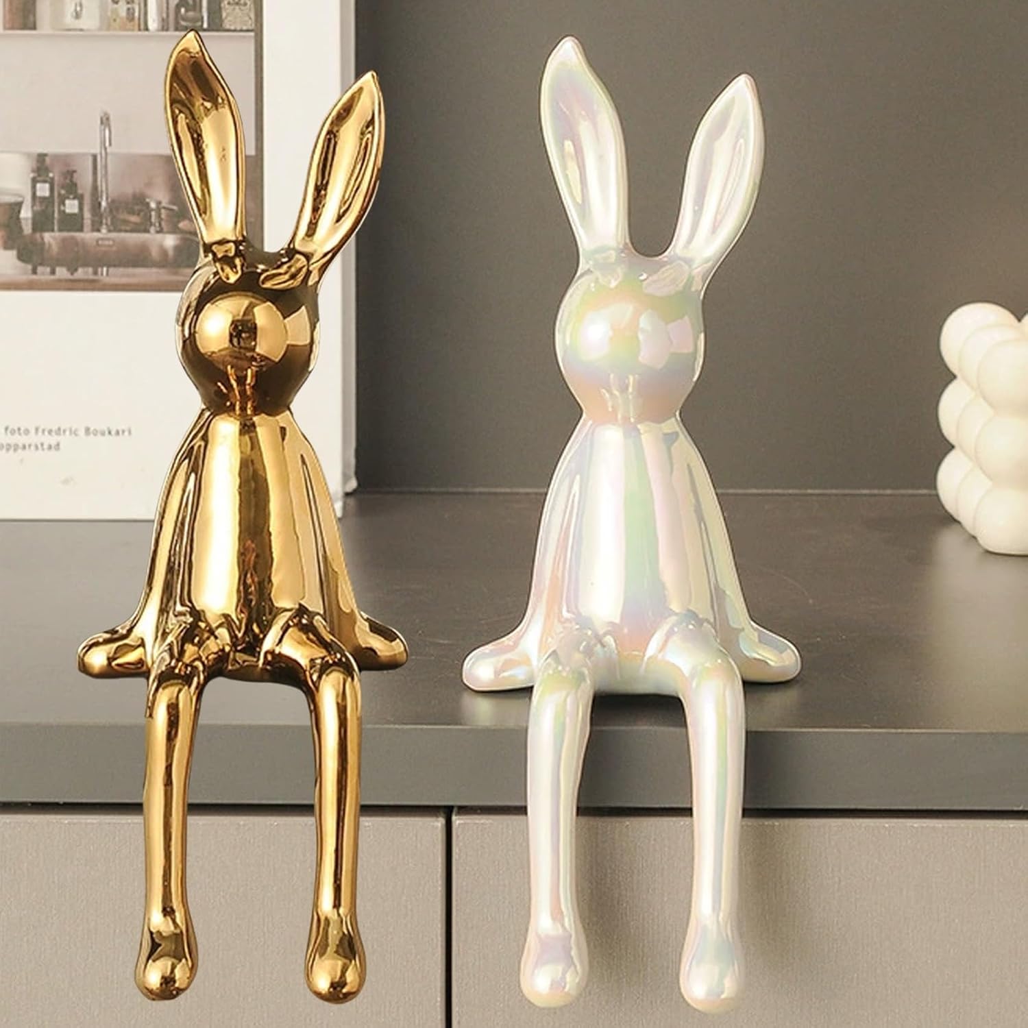 🐰🎉49% off -Golden Bunny Decorative Rabbit Figurines