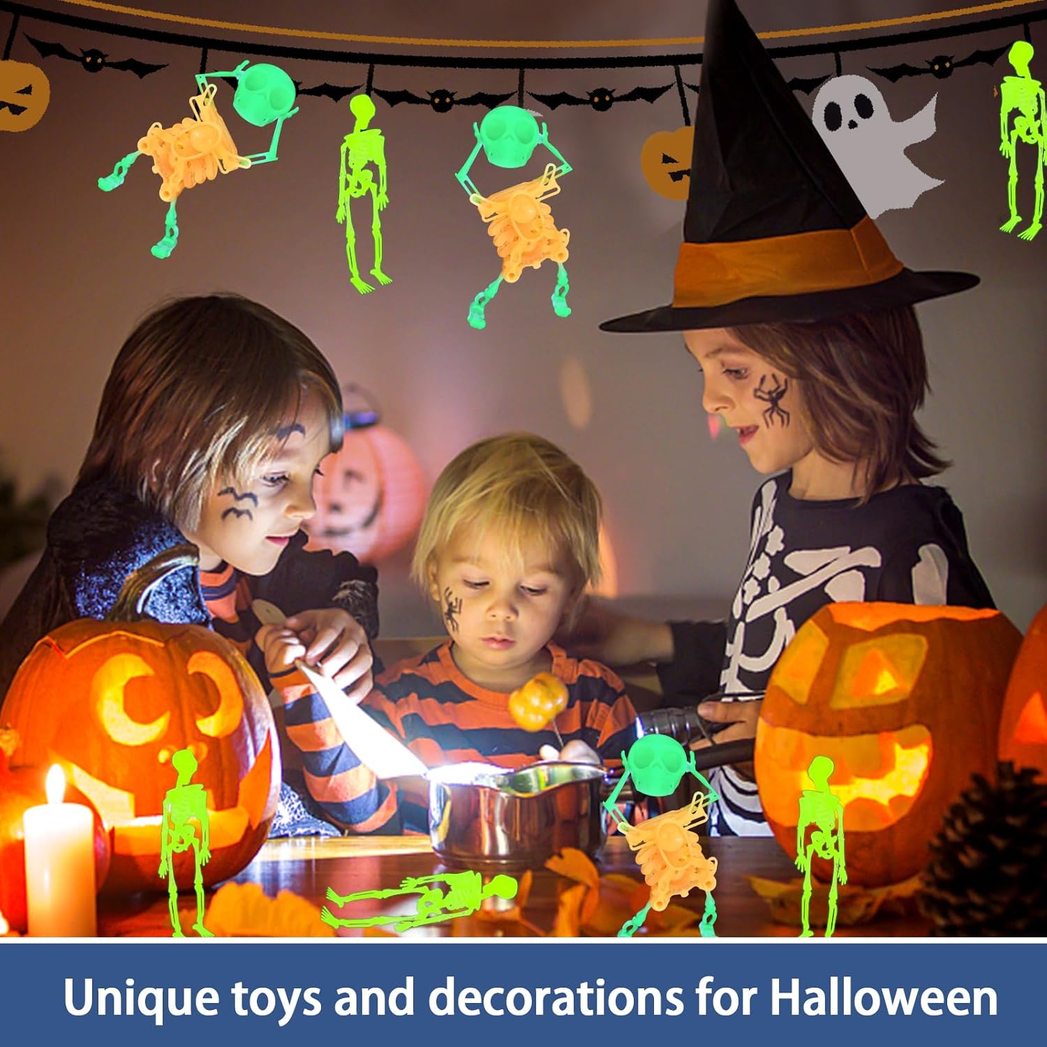 Dancing Skeletons Glow in The Dark Fun Toys