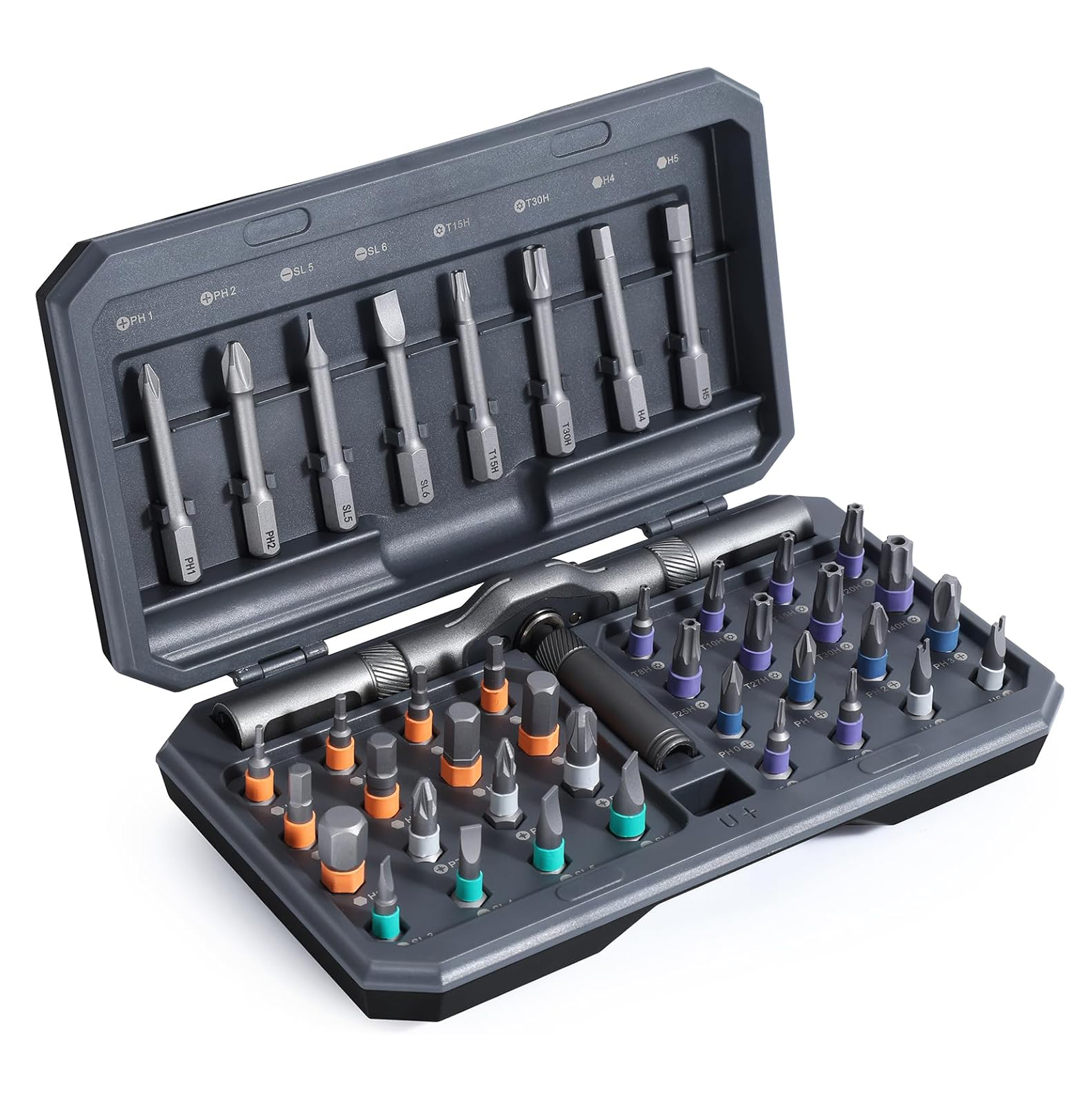 Screwdriver Set Magnetic Compact and Portable Ratchet Screwdriver