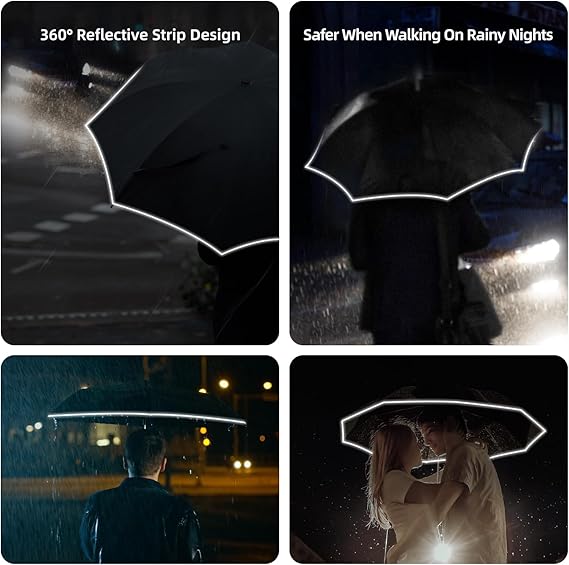 Umbrella with Novelty Carabiner Handle