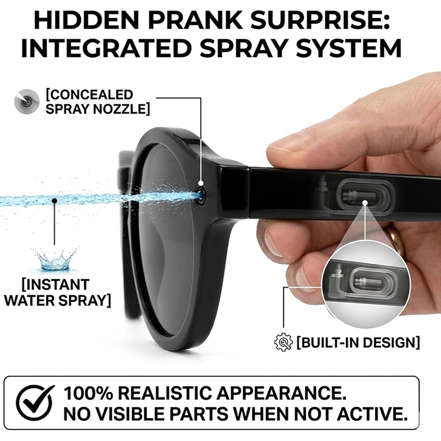 🕶️ Prank Water Sunglasses