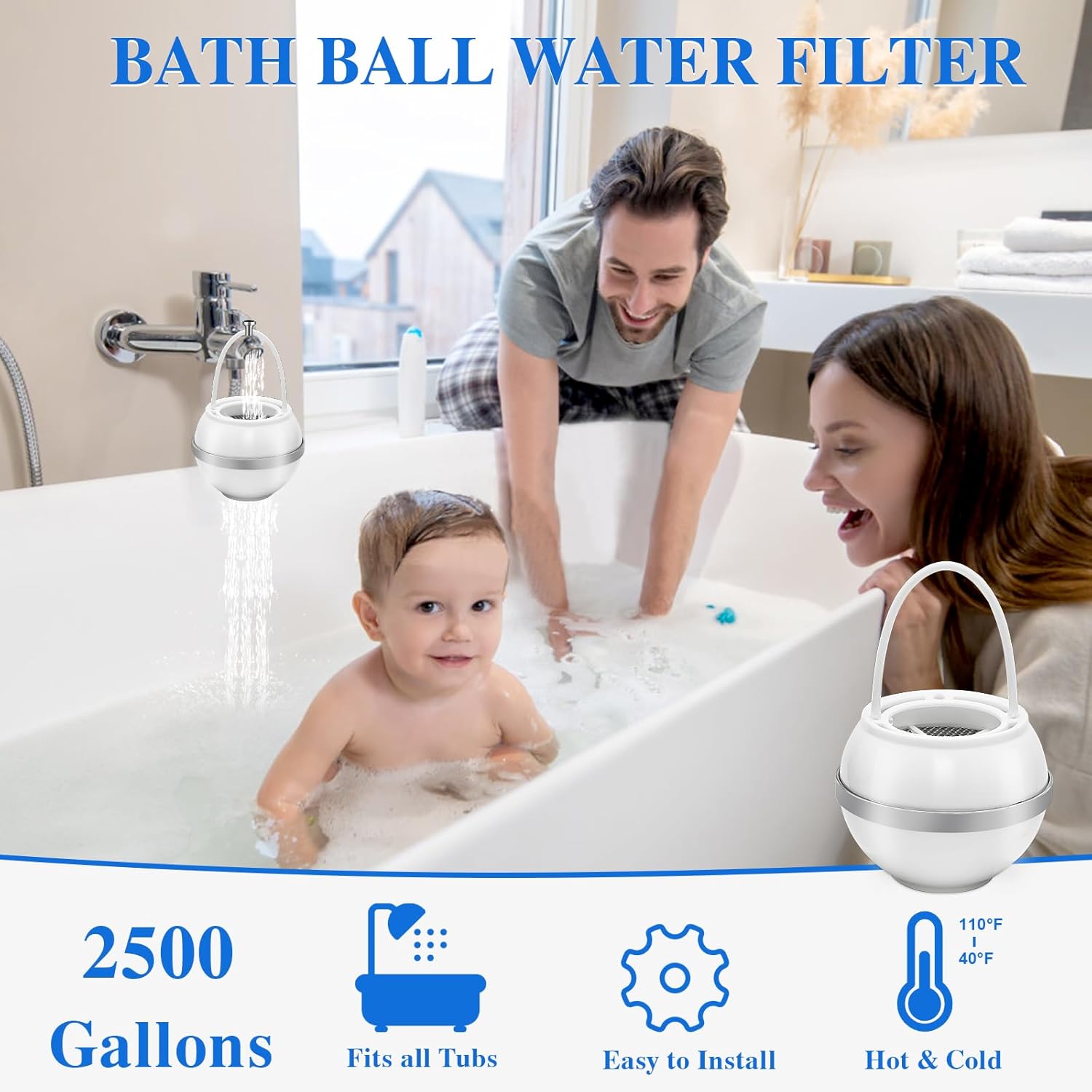 Tubo™ 2.0 Bath water filter