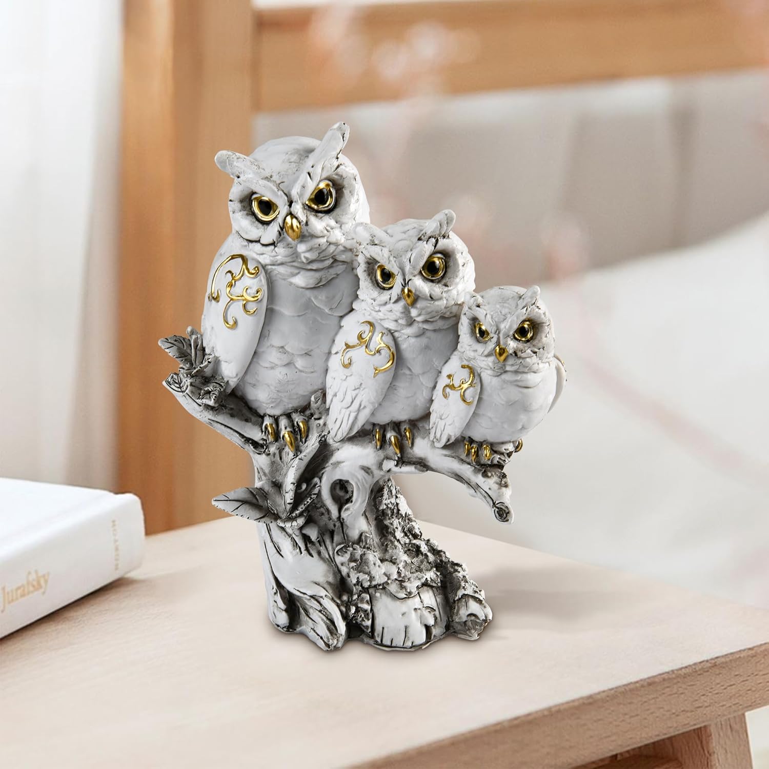 Modern Creative Owl Statue Resin Crafts Ornaments