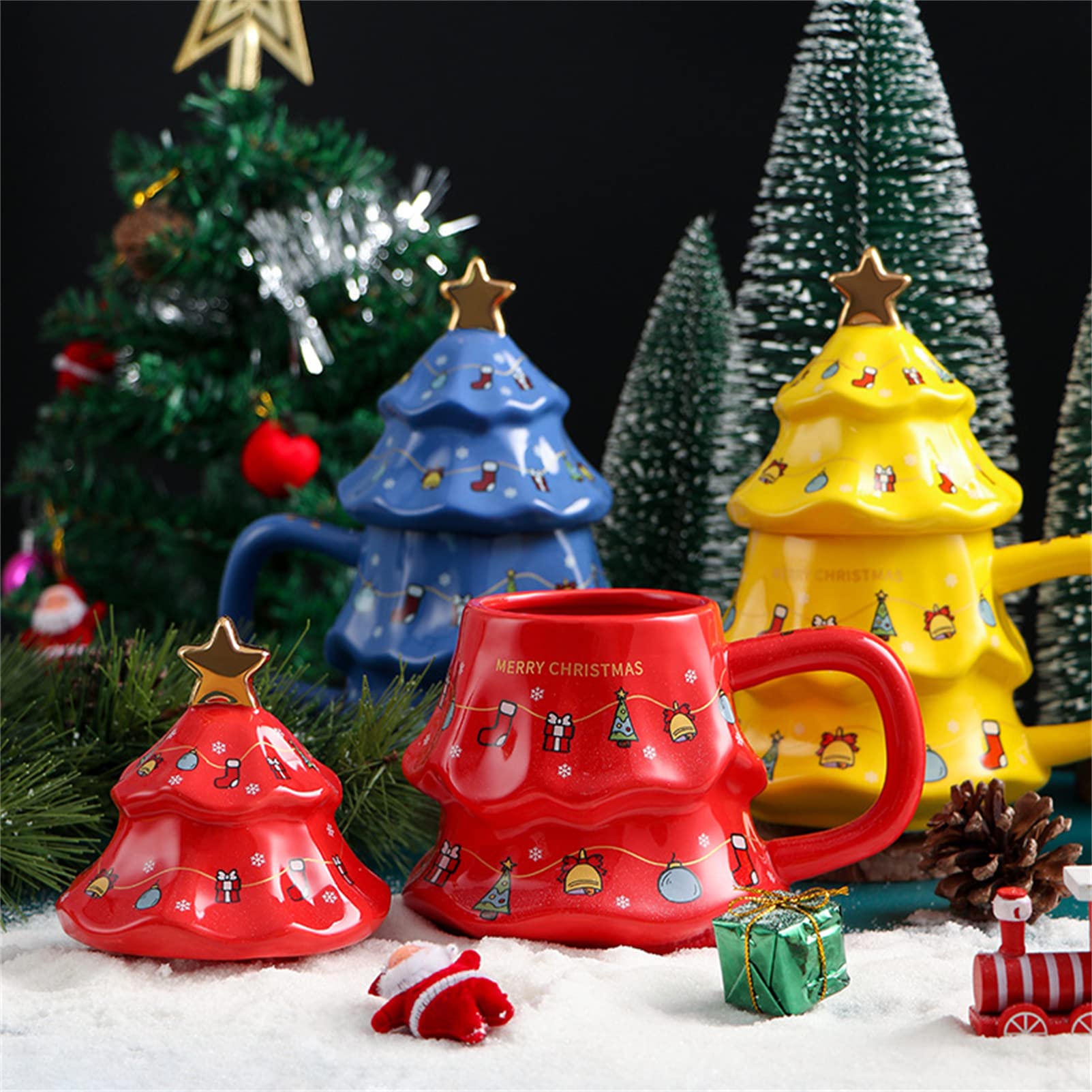 🎁The Best Gift - Creative Christmas Tree Shaped Coffee Cup