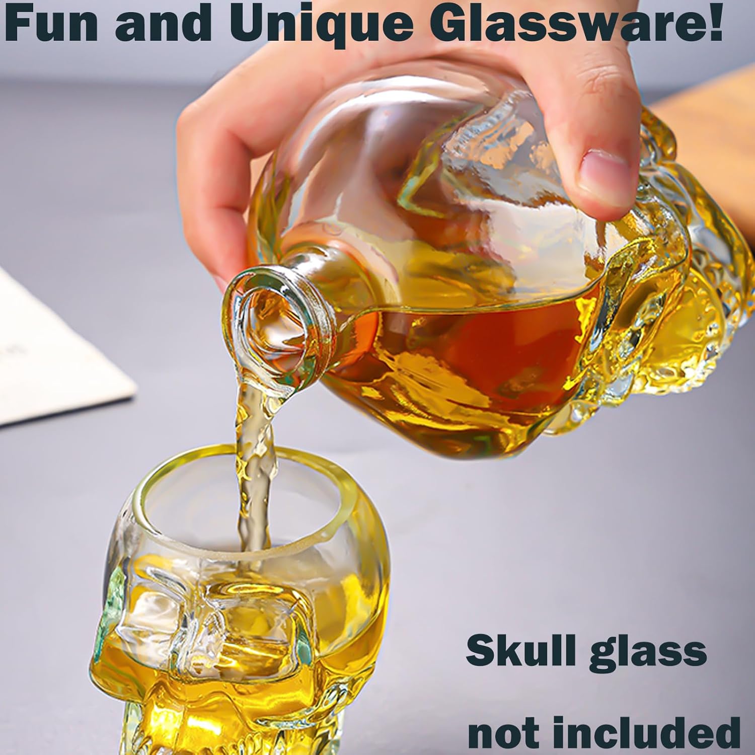 ✨LAST DAY 49% OFF🔥 - 🎁Funny Whiskey Skull Bottle