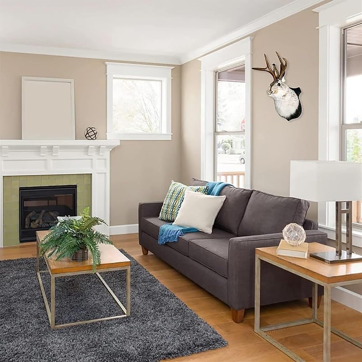 Animal Rabbit Antlers Wall Decor