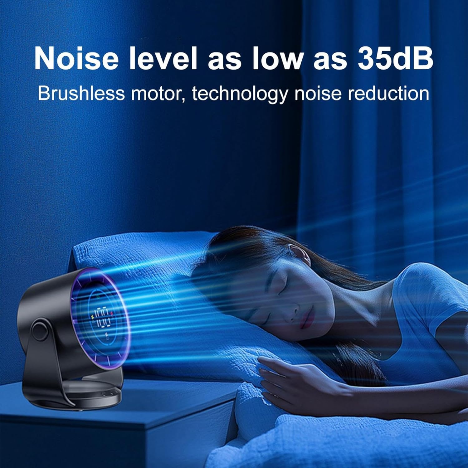 Ultra Quiet Wall-Mounted Desktop air Circulation Fan