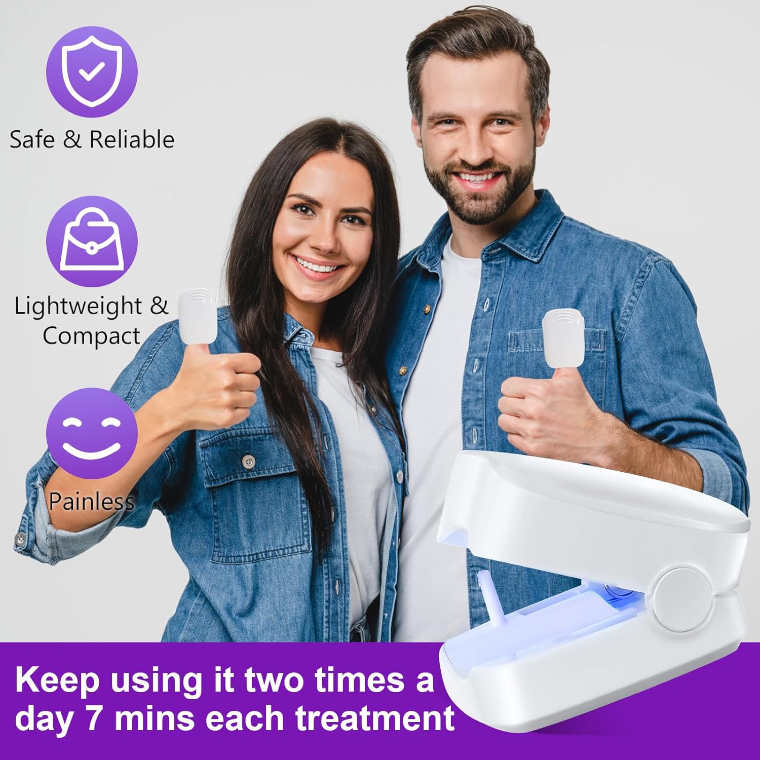 Revolutionary High-Efficiency Light Therapy Device For Toenail Diseases