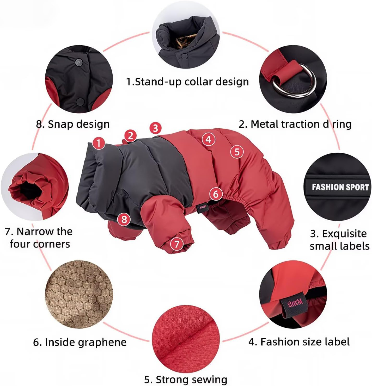 Winter Waterproof and Warm Dog Coat