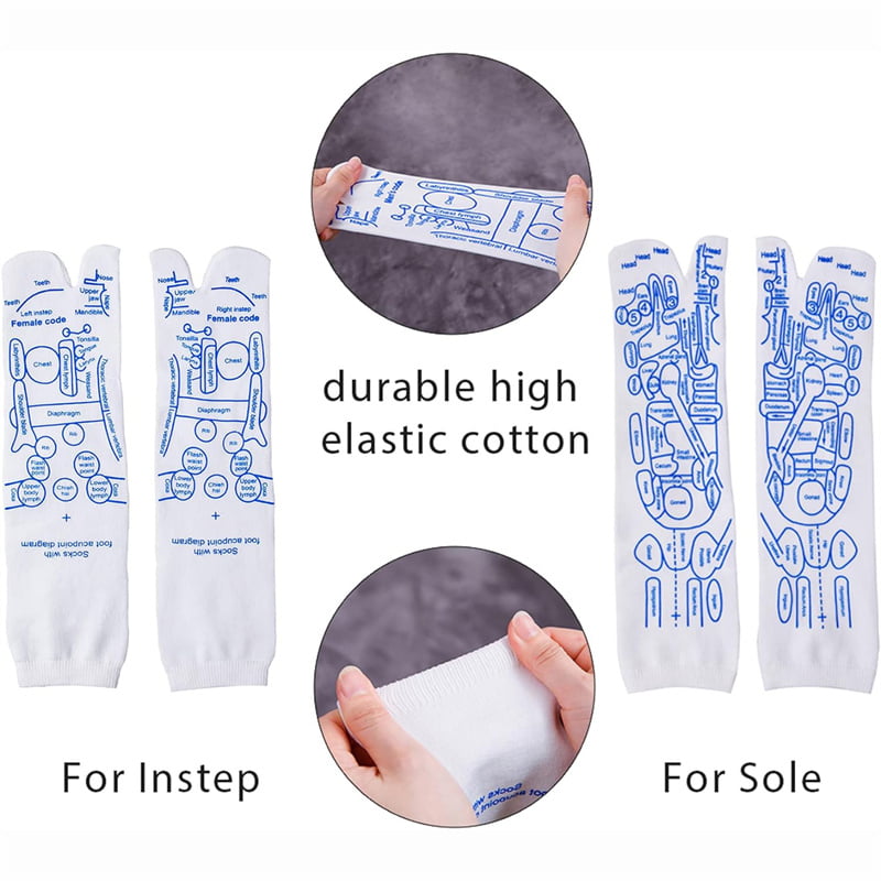 Reflexology Map Sock