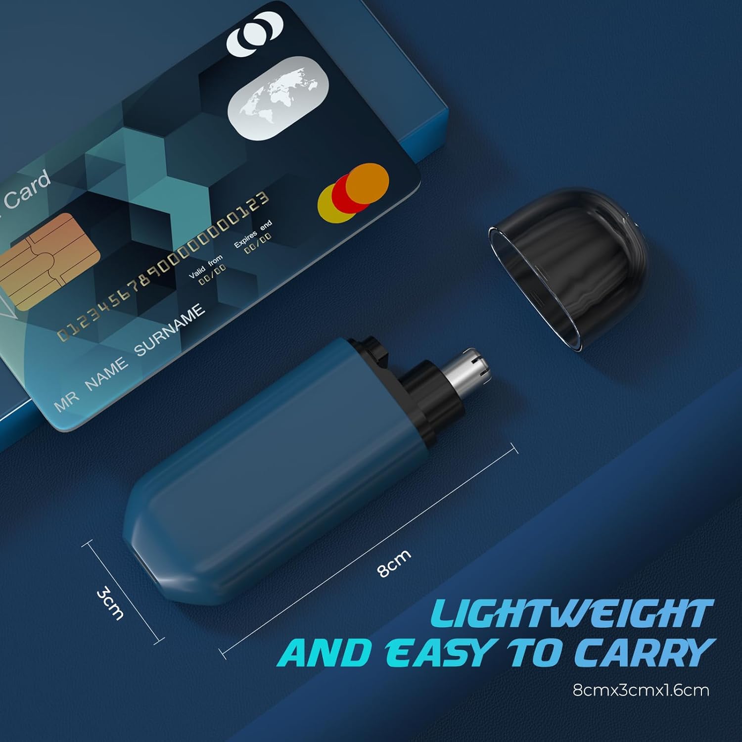 Portable Nose Hair Trimmer (Painless & Precision)