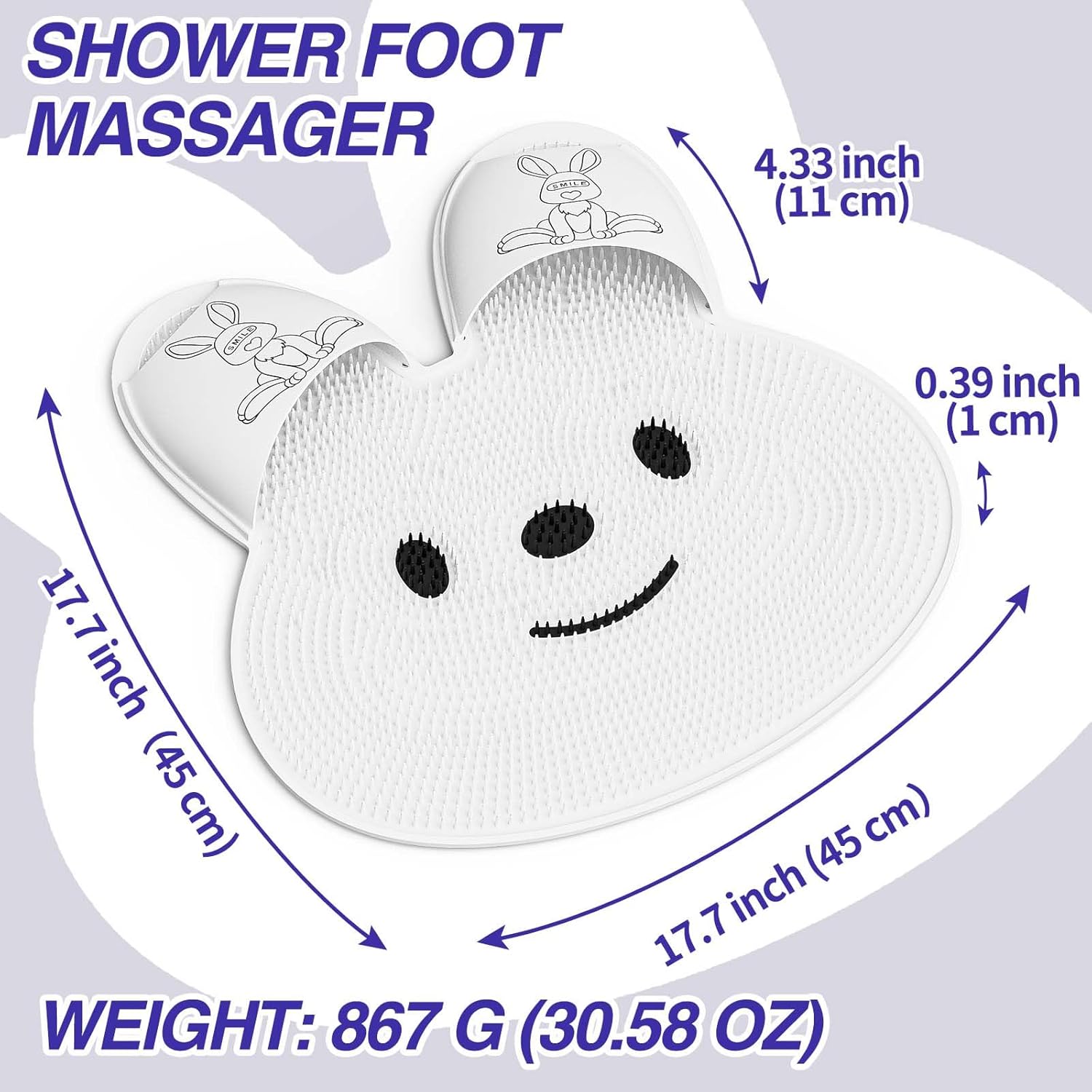 Bunny Foot Spa Mat
