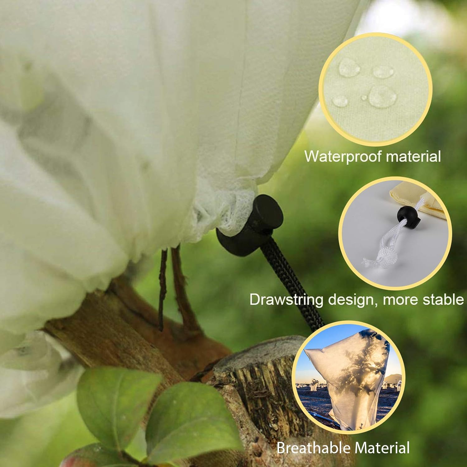 Plant Covers Freeze Protection with Reusable(2 Pack)