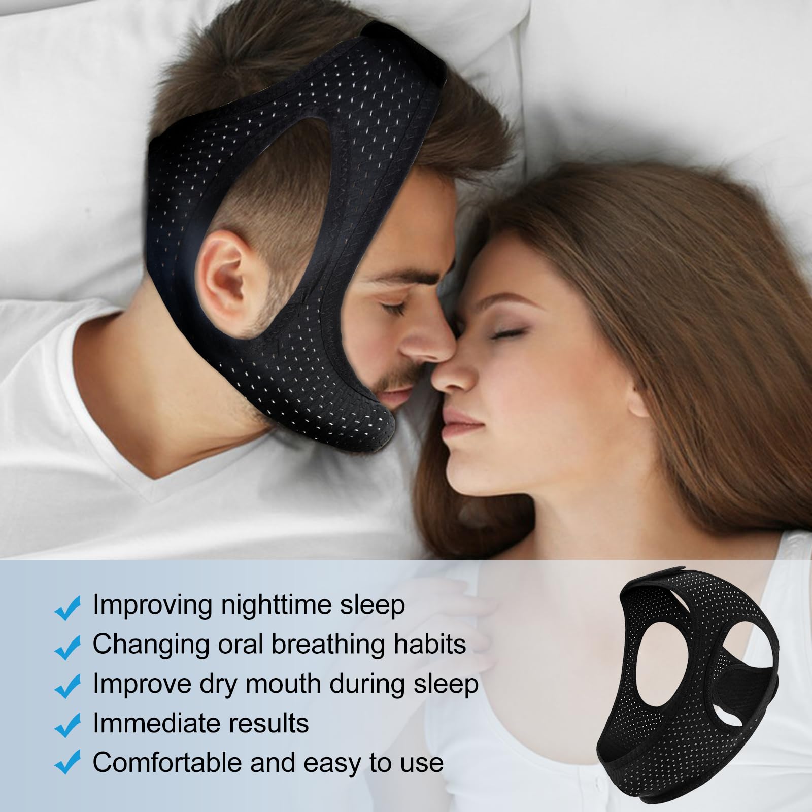 Welnax™ Snoring Relief Chin Strap