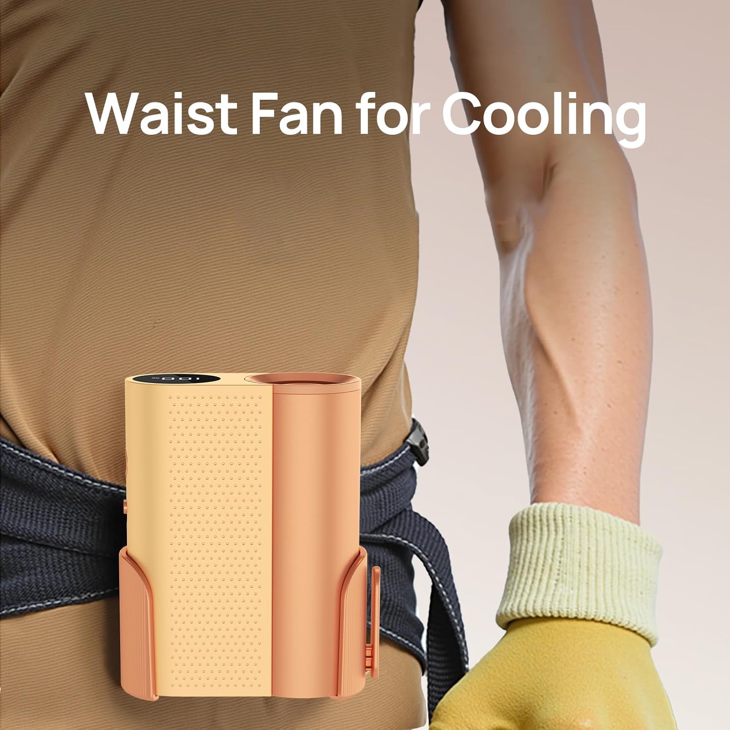 Personal Rechargeable Wearable Neck Fan Waist Clip Cooling Fan